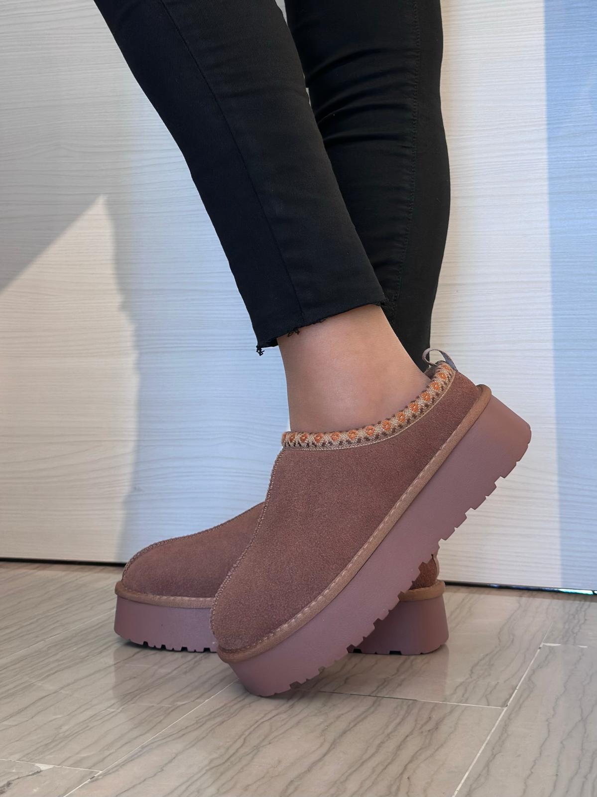 SABOT DONNA PLATFORM IN PELLE MARINA TORRES