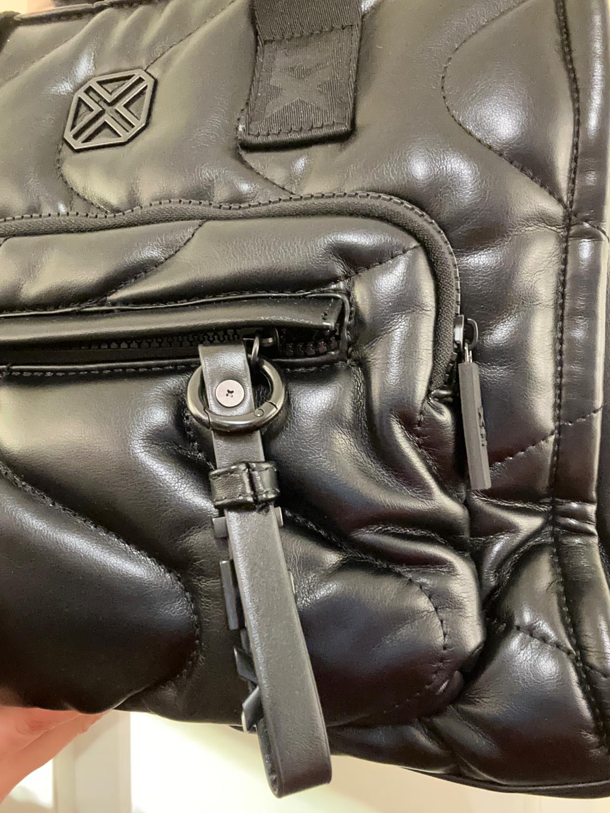 BORSA XTI NERA AMPIA TRAPUNTATA