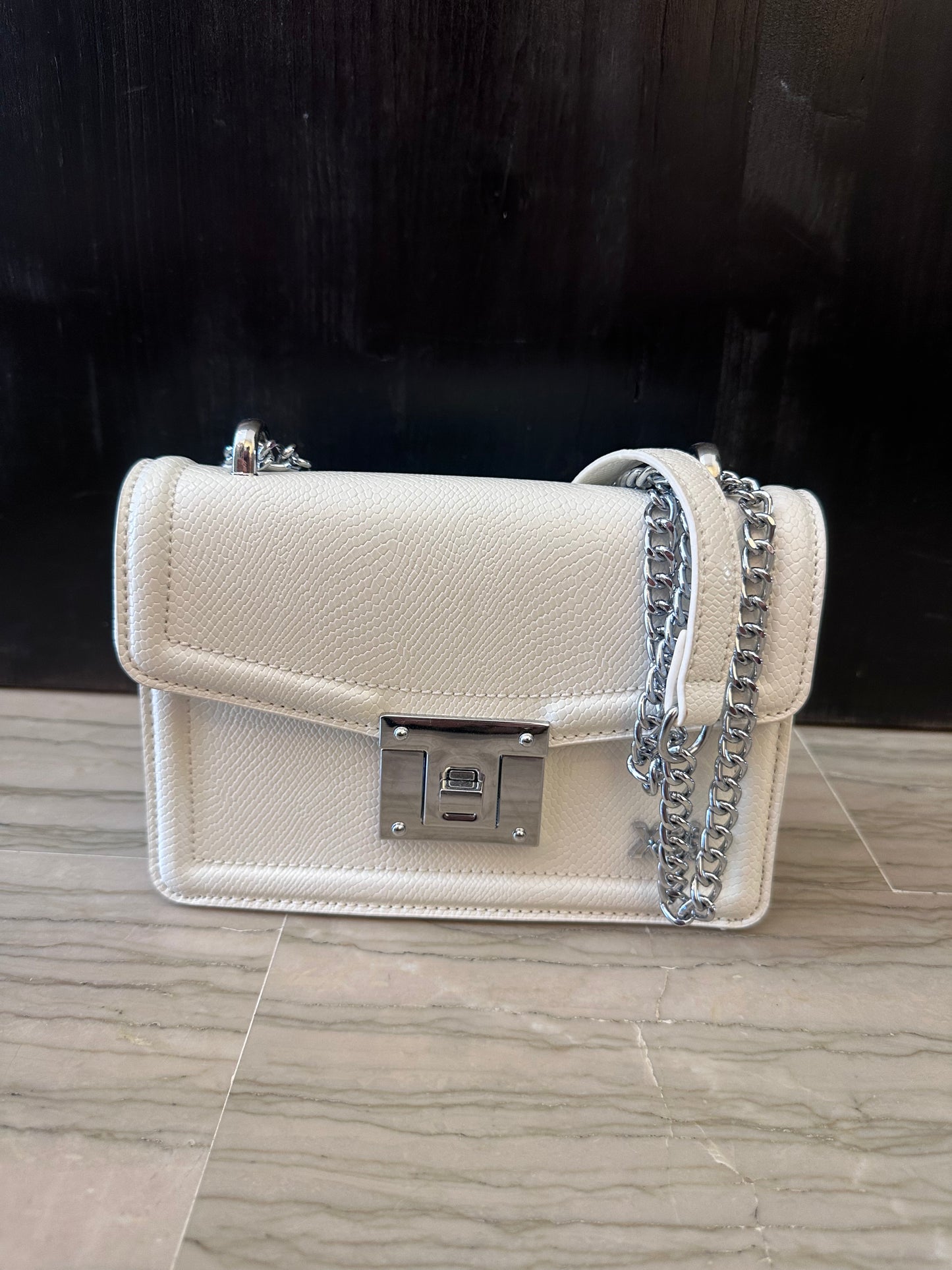 Borsa Donna Xti Bianca con Catena – A Spalla e Tracolla