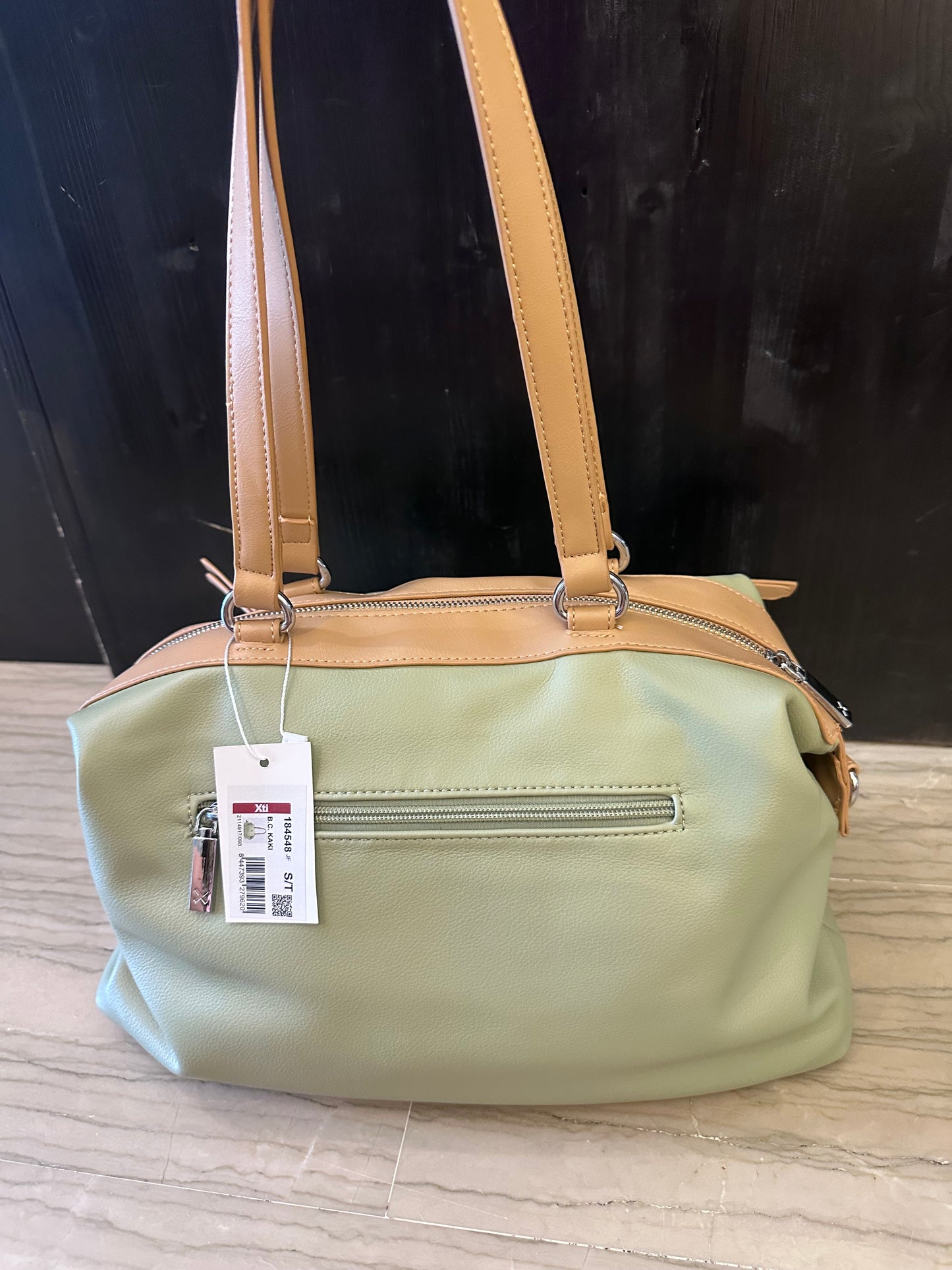 Borsa Bauletto Donna Xti Verde Salvia – A Mano e a Tracolla