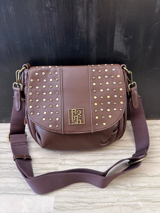 Tracollina Donna Marrone con Borchie Refresh