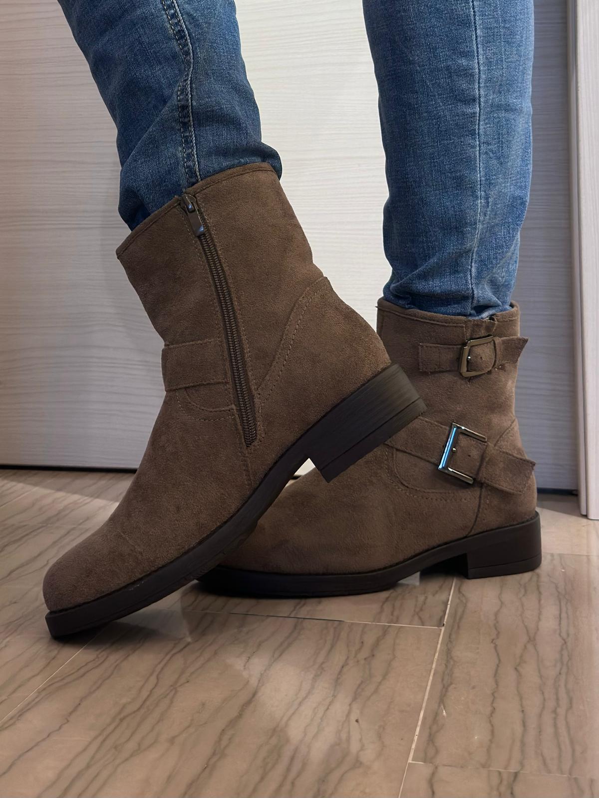 STIVALETTO DONNA SOFT SPACE TAUPE SCAMOSCIATO