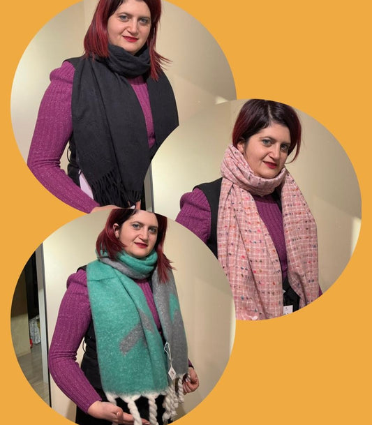 SCIARPE DONNA “CONTRASTI RAFFINATI”