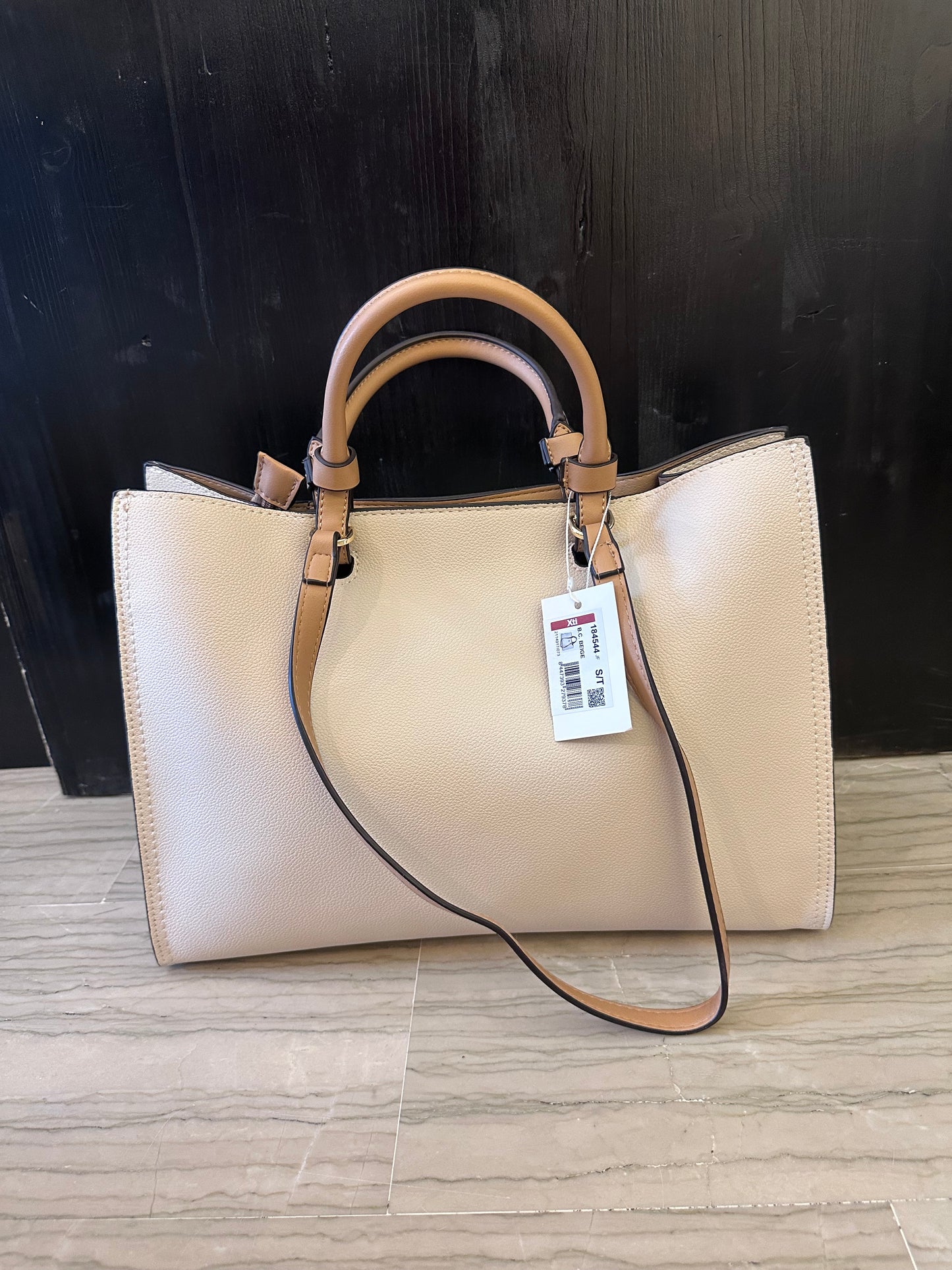 Borsa Donna Xti Beige – A Mano e a Tracolla