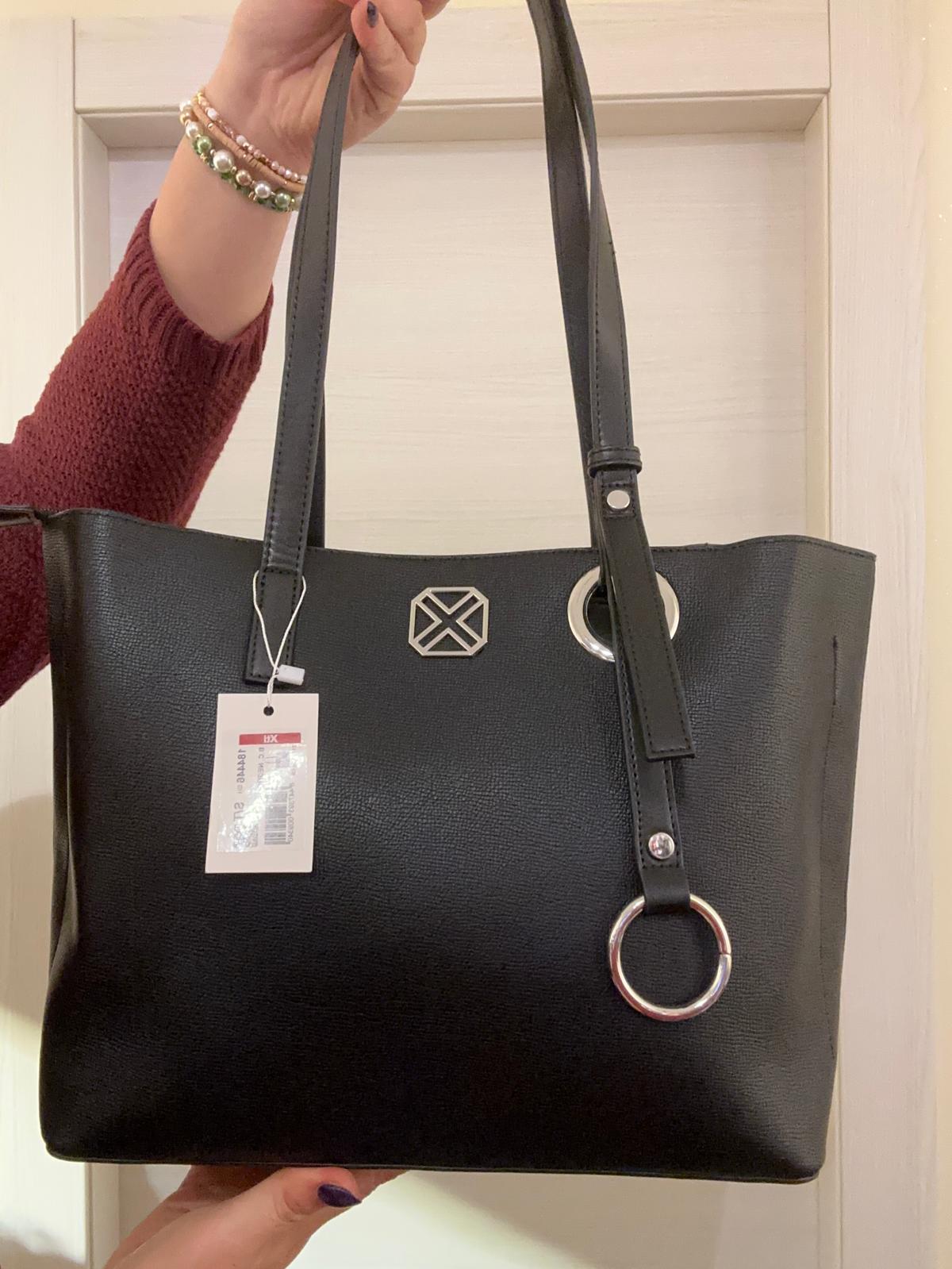 BORSA XTI NERA SHOPPER GRANDE