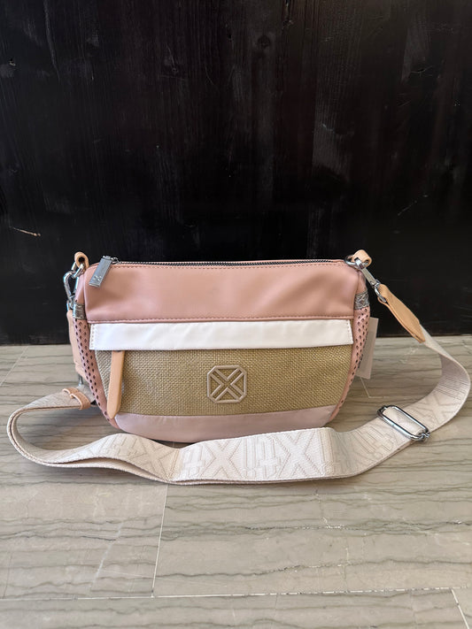Borsa Donna Xti Rosa Multimateriale – A Spalla e Tracolla con Tracolla Regolabile