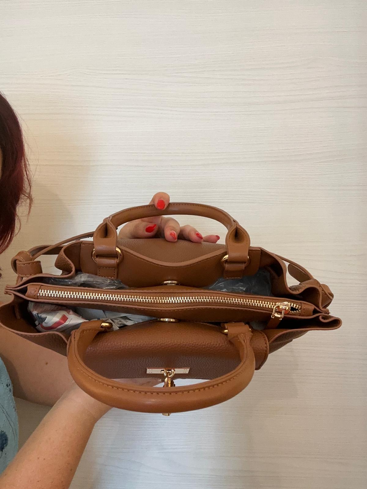 BORSA DONNA XTI MARRONE MEDIA MULTISCOMPARTI