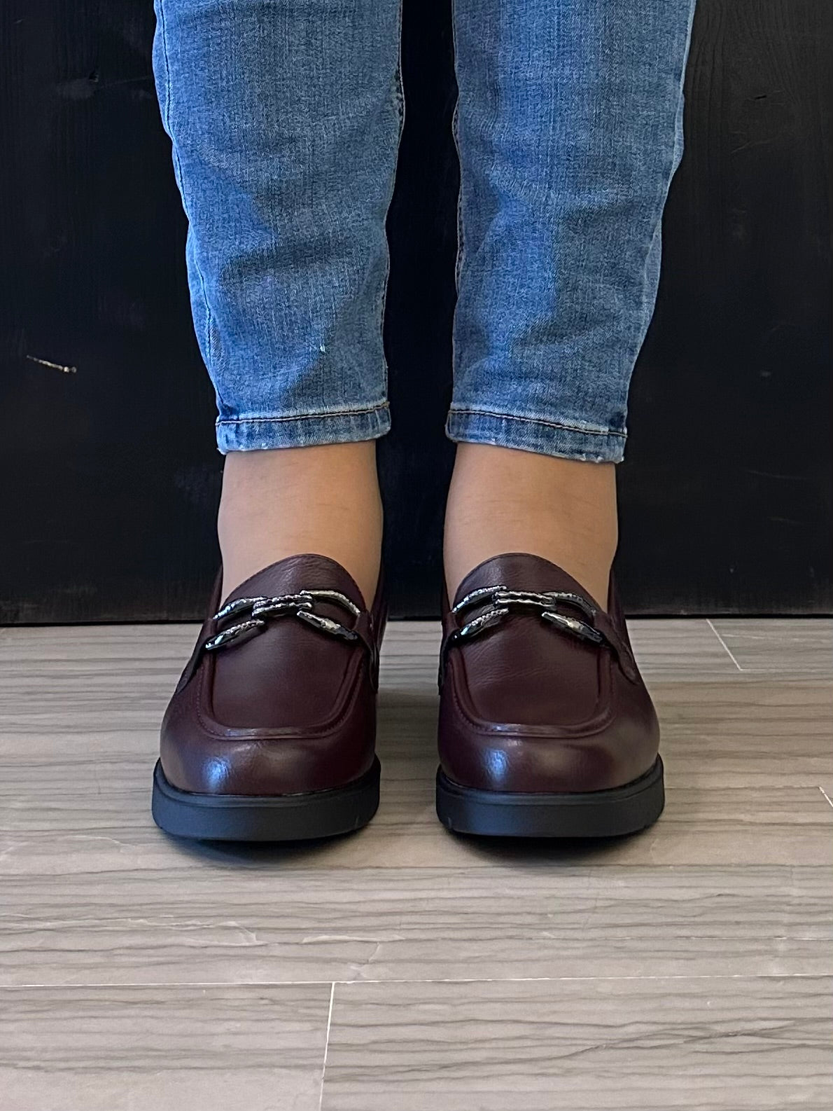 Mocassino donna Soft Space – Bordeaux