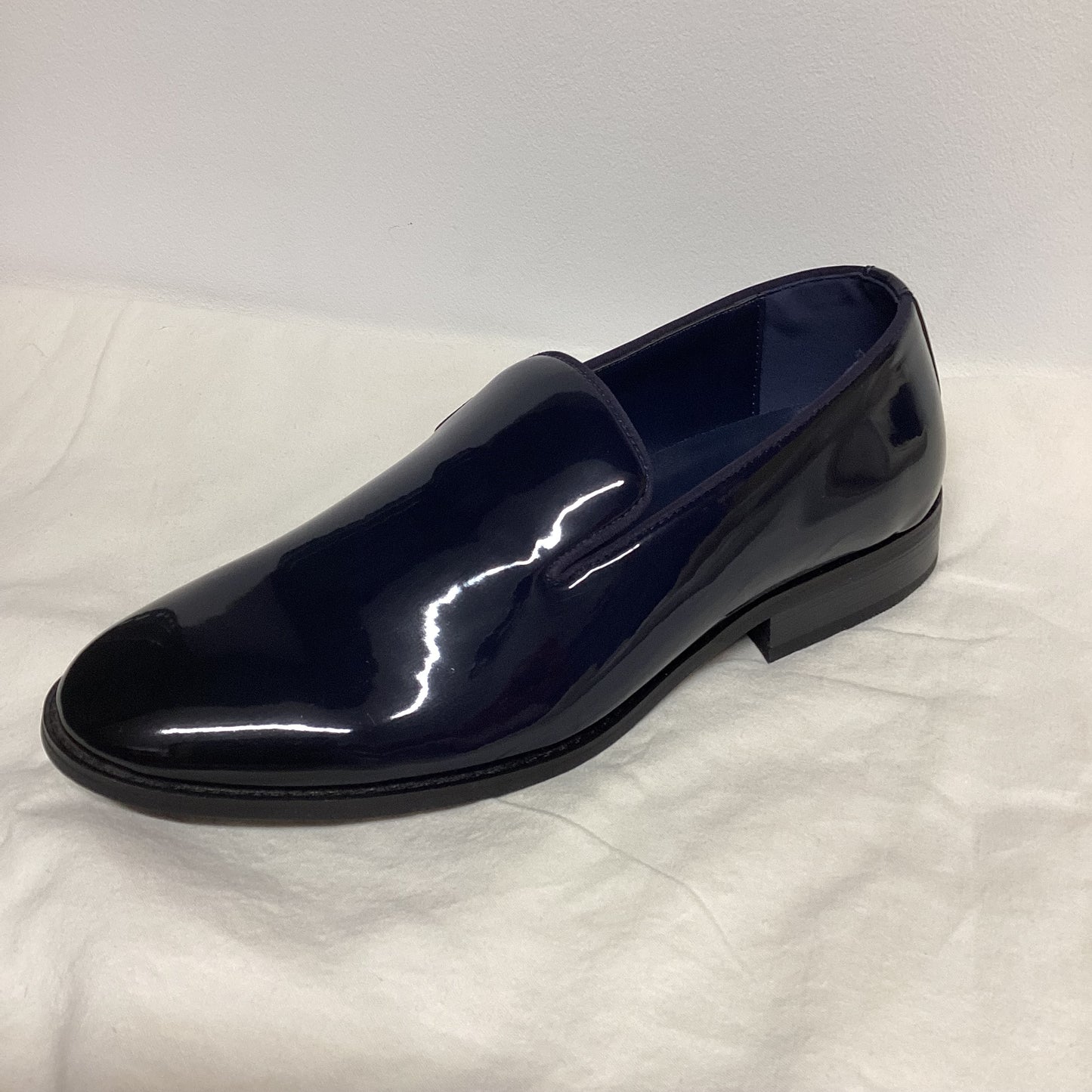 MOCASSINO SOLO SOPRANI NAVY LUCIDO
