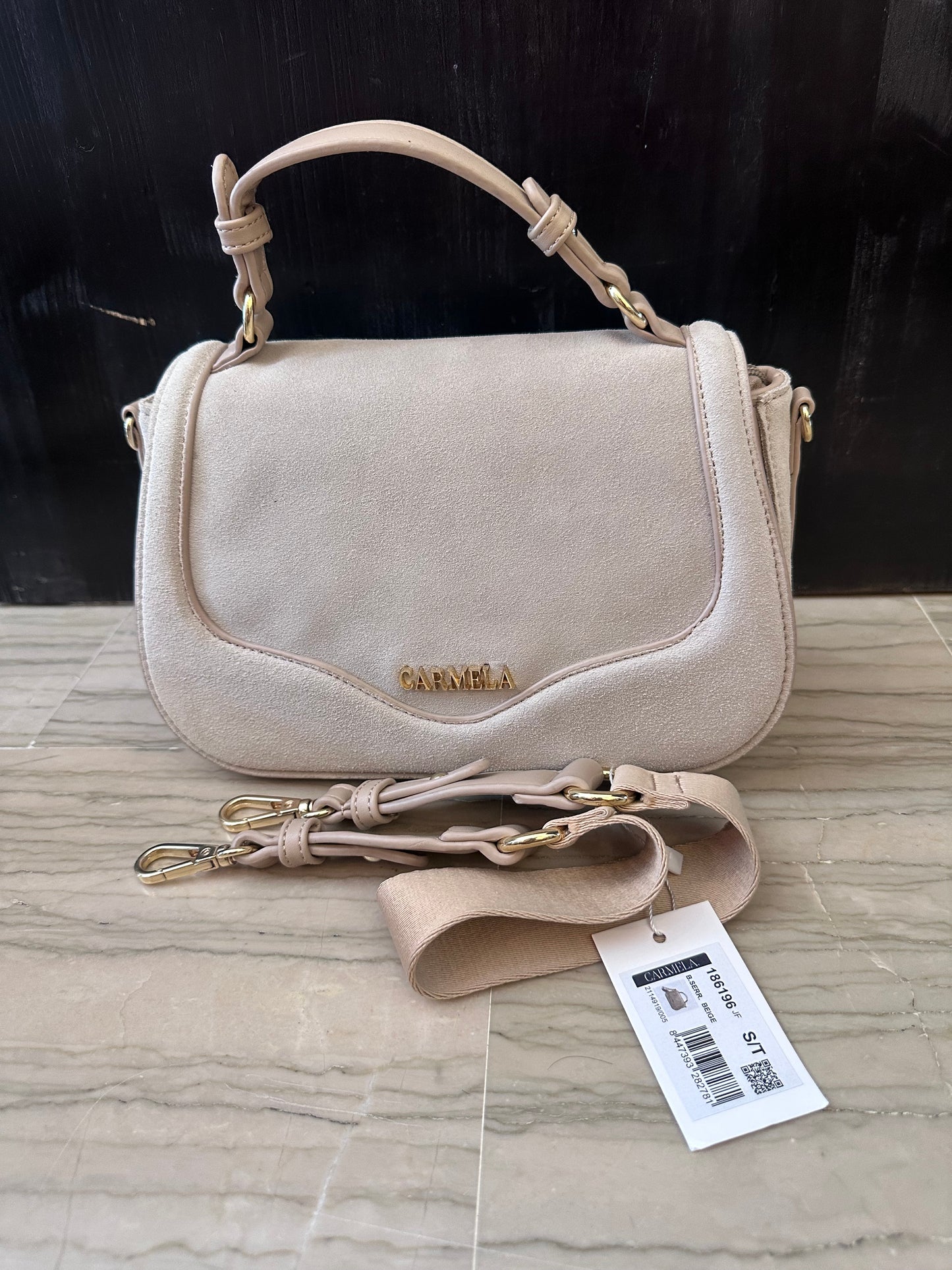 Borsa in Pelle Carmela 3 in 1 – A Mano, a Spalla e Tracolla