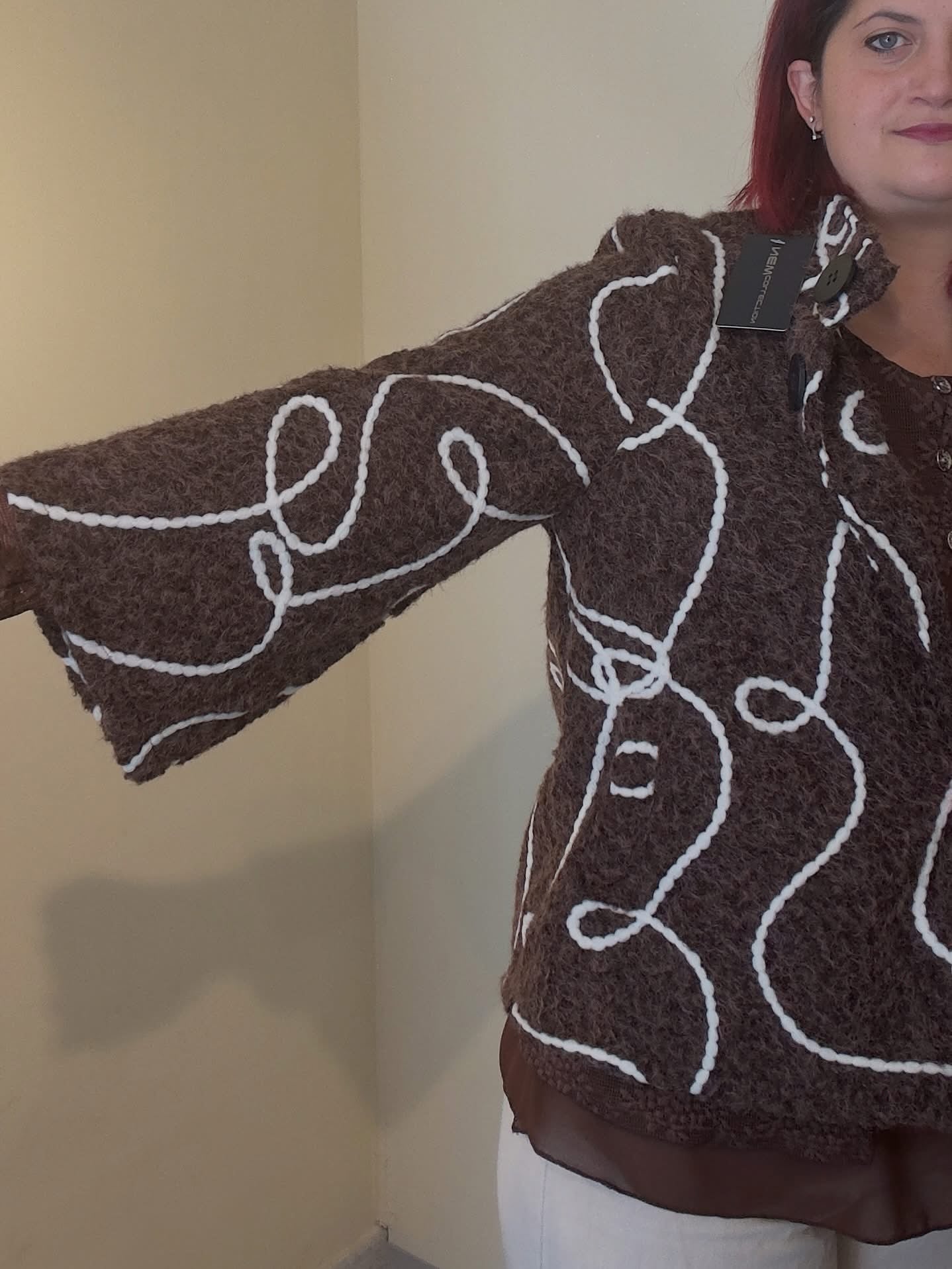 CAPPOTTINO MARRONE DONNA A TRAPEZIO