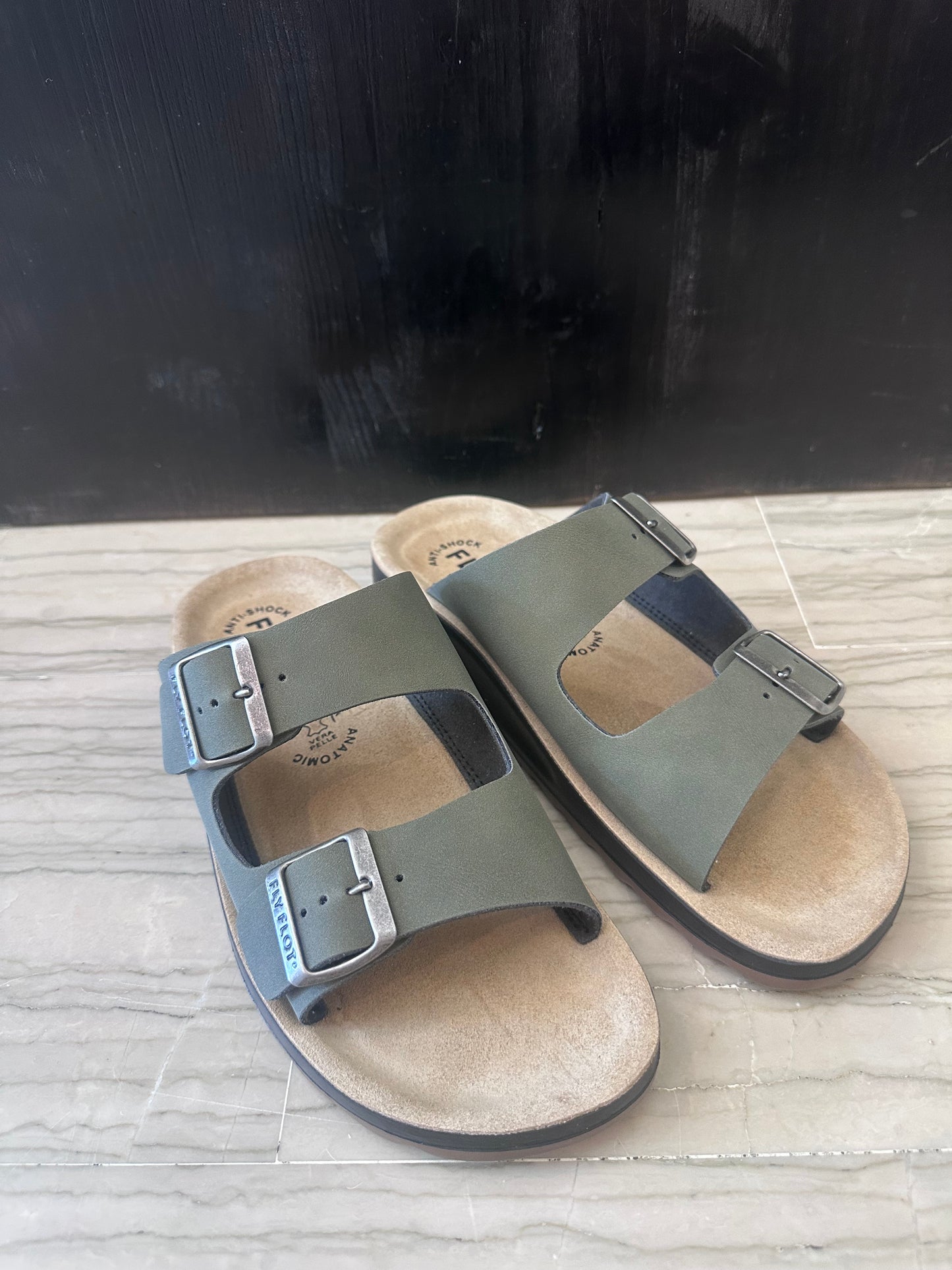 Ciabatta Uomo Fly Flot con Plantare Anatomico in Pelle Antishock – Comfort e Benessere Quotidiano