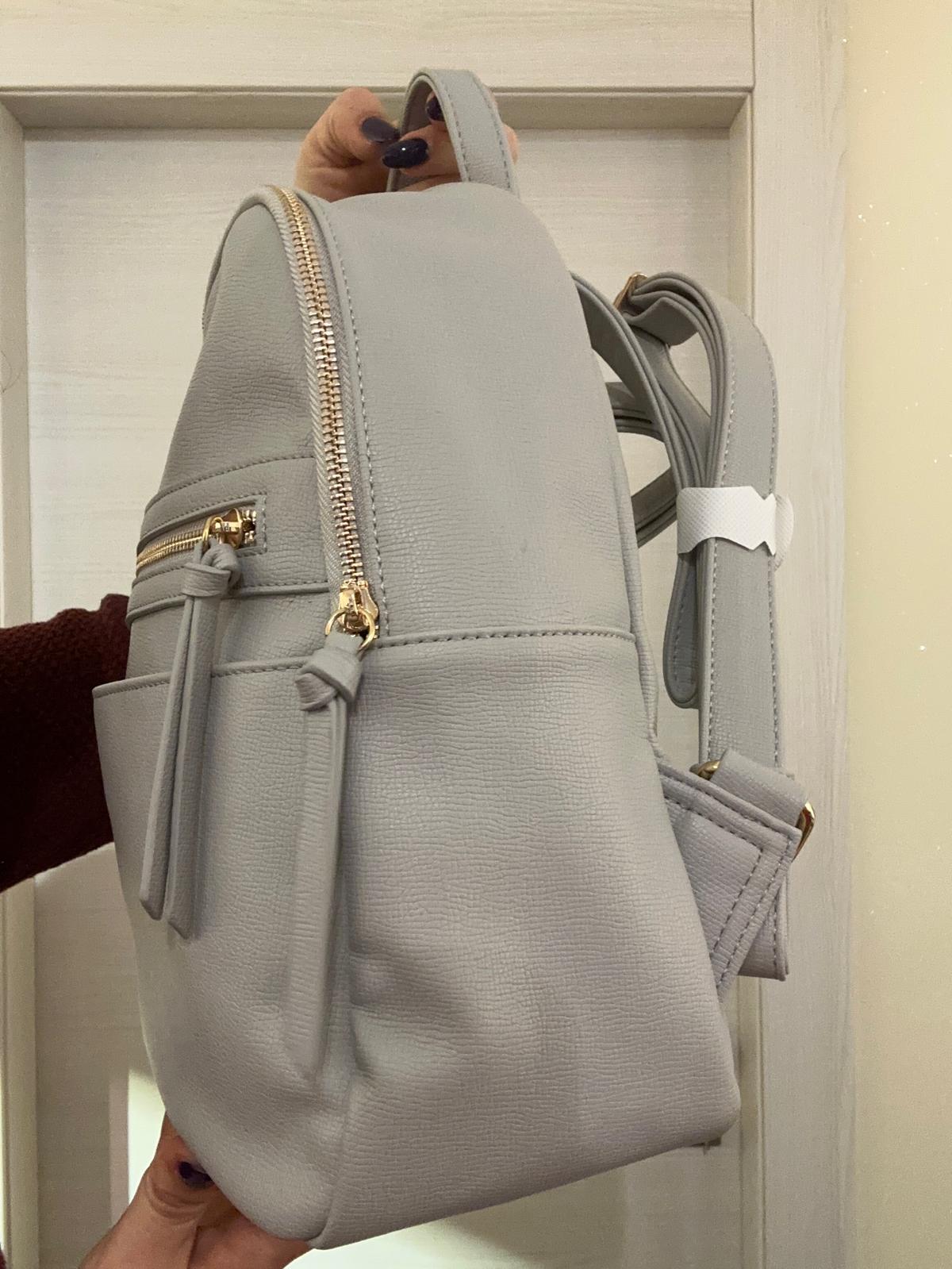 ZAINO XTI GRIGIO CON DETTAGLI ORO