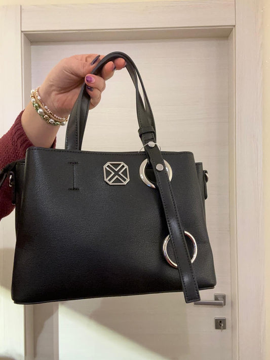 BORSA XTI PICCOLA NERA CON MULTI SCOMPARTI