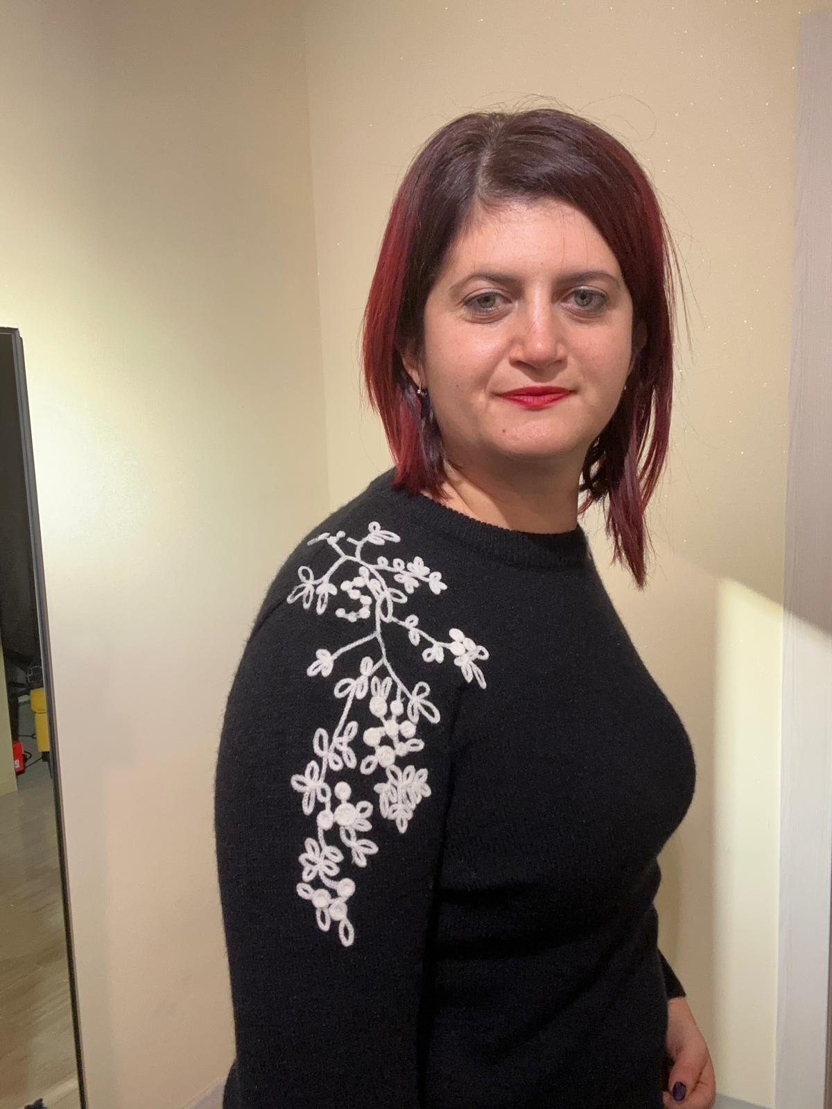 MAGLIA DONNA NERA IN VISCOSA