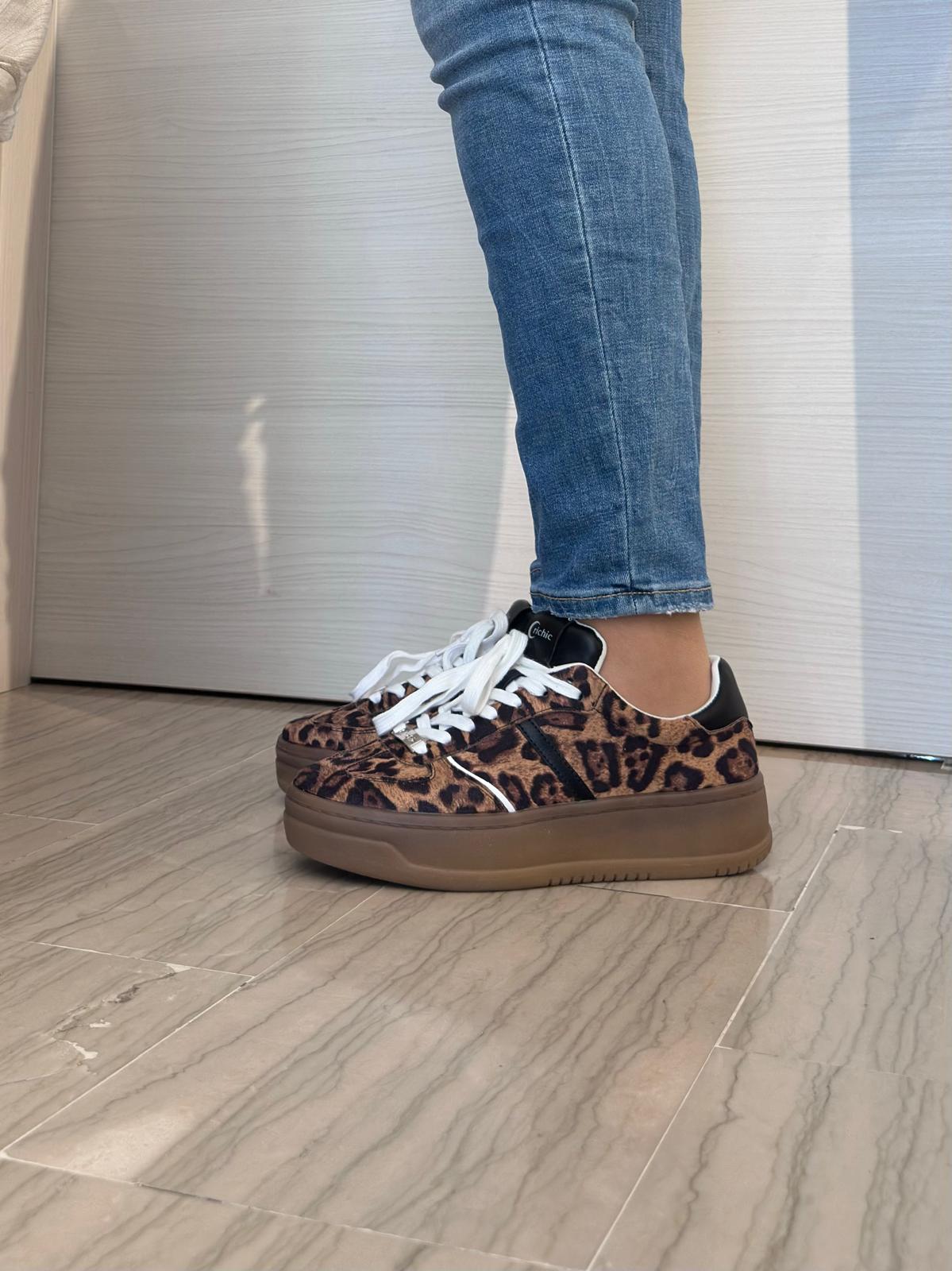 SNEAKER DONNA CRICHIC LEOPARDATA