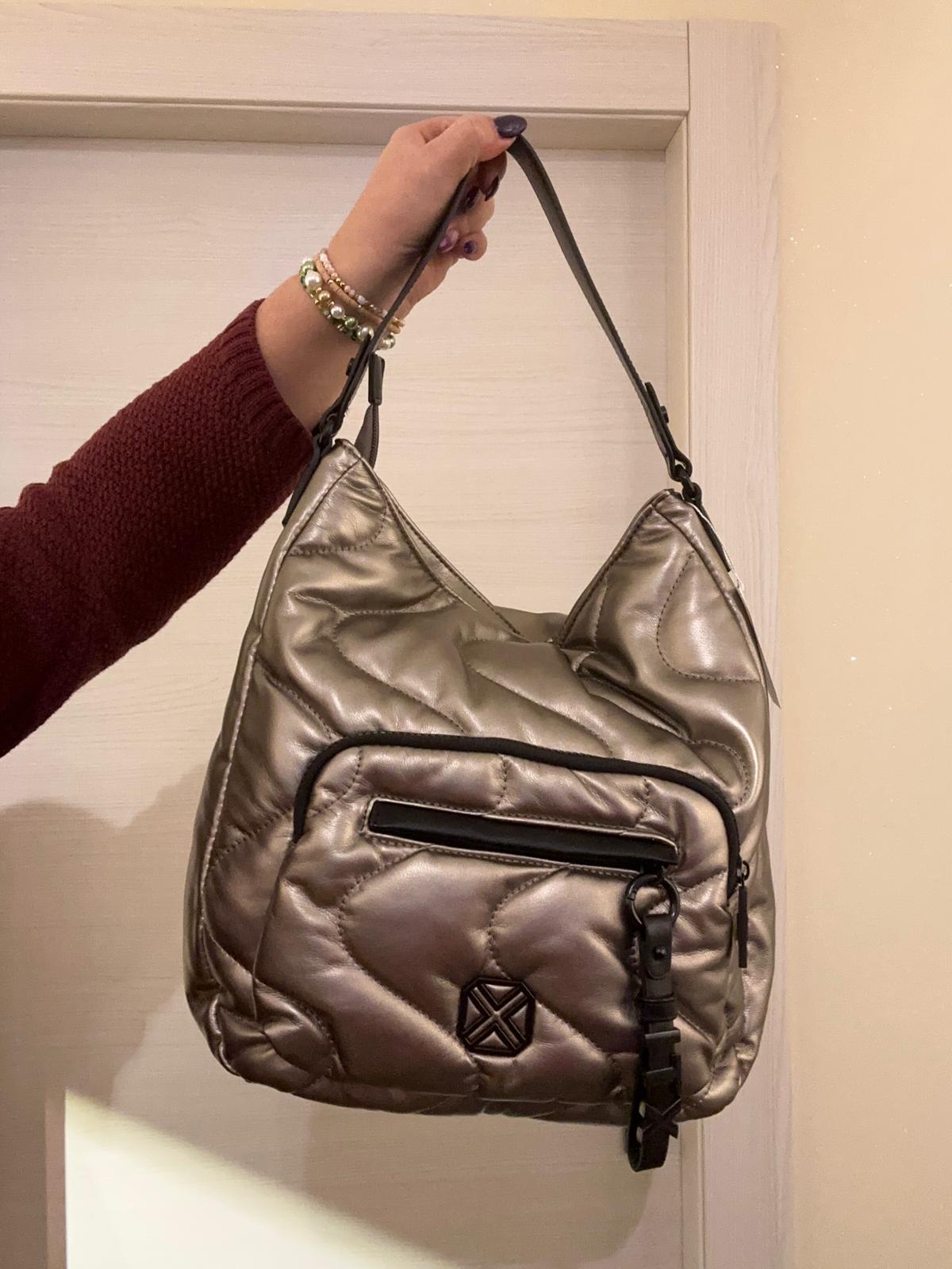 BORSA XTI TRAPUNTATA MORBIDA BRONZO