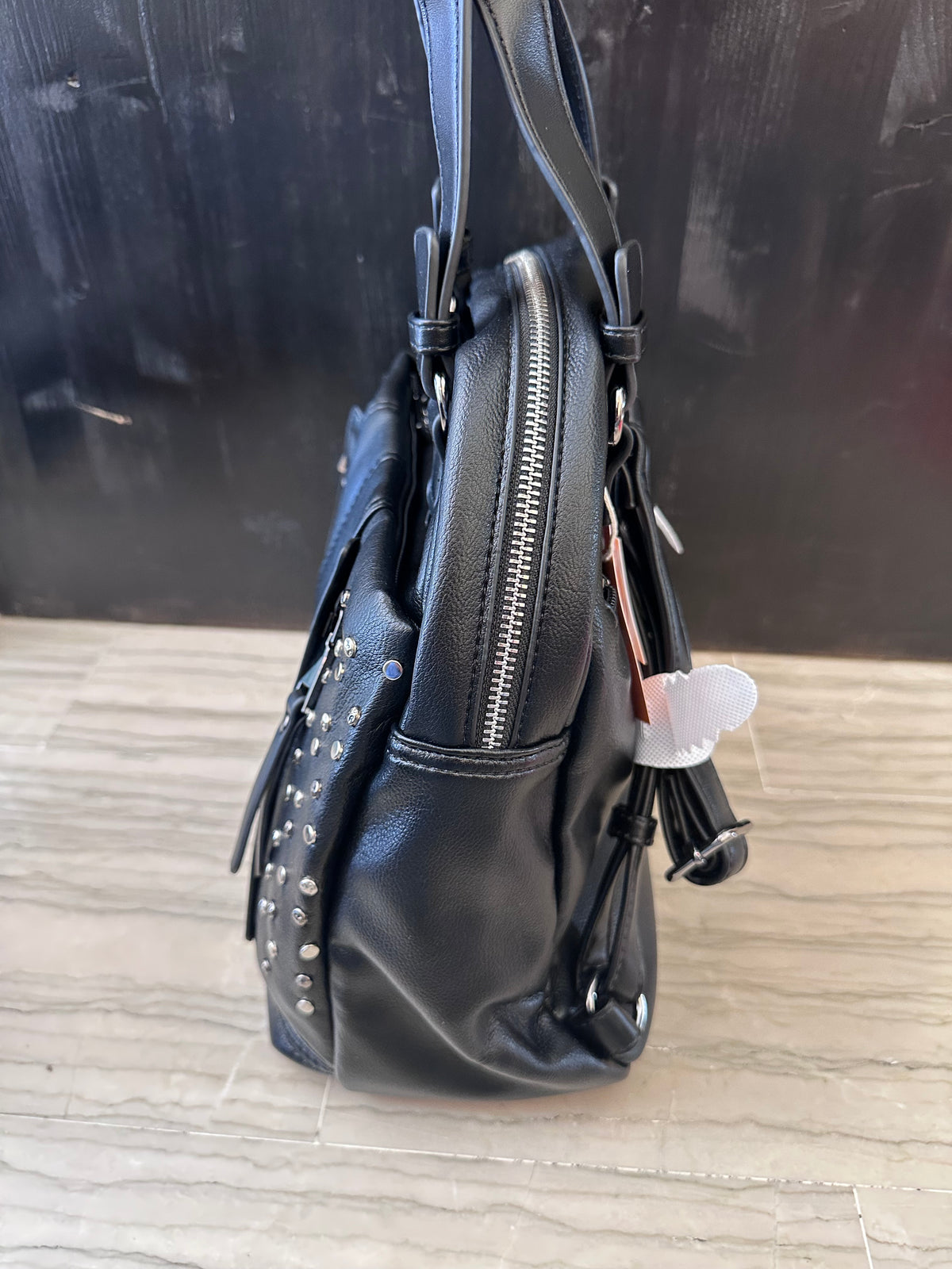 Zaino Refresh donna – Nero con borchie