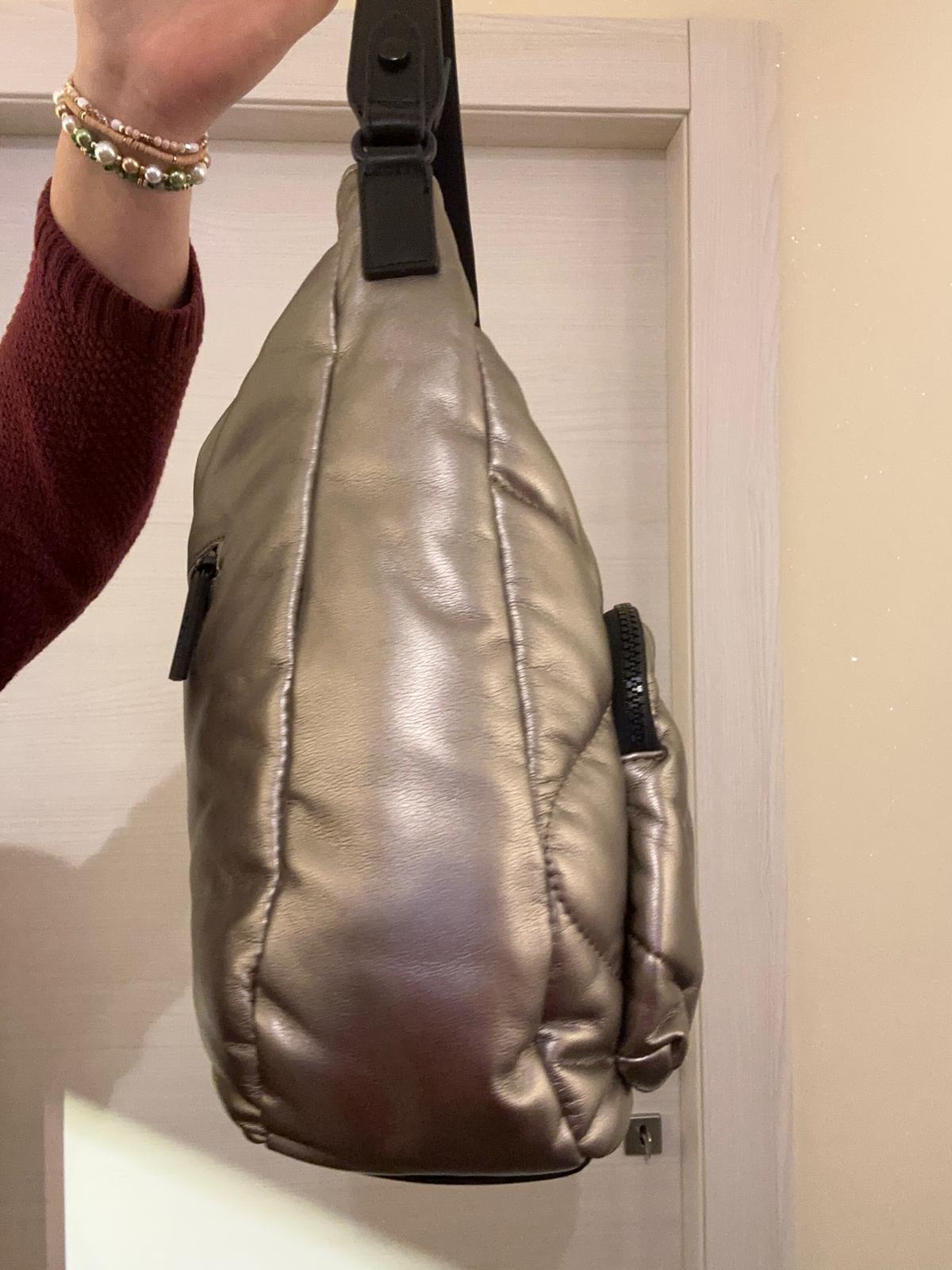 BORSA XTI TRAPUNTATA MORBIDA BRONZO