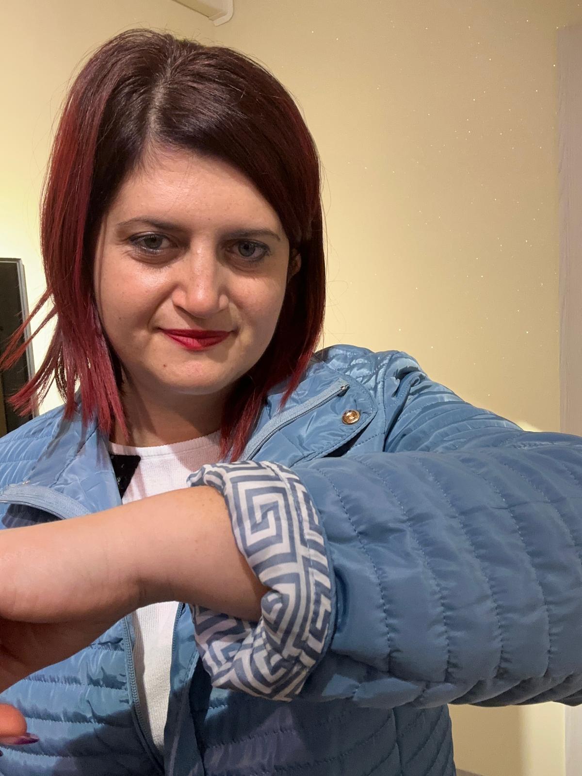 GIUBBINO DONNA PRIMAVERILE CELESTE