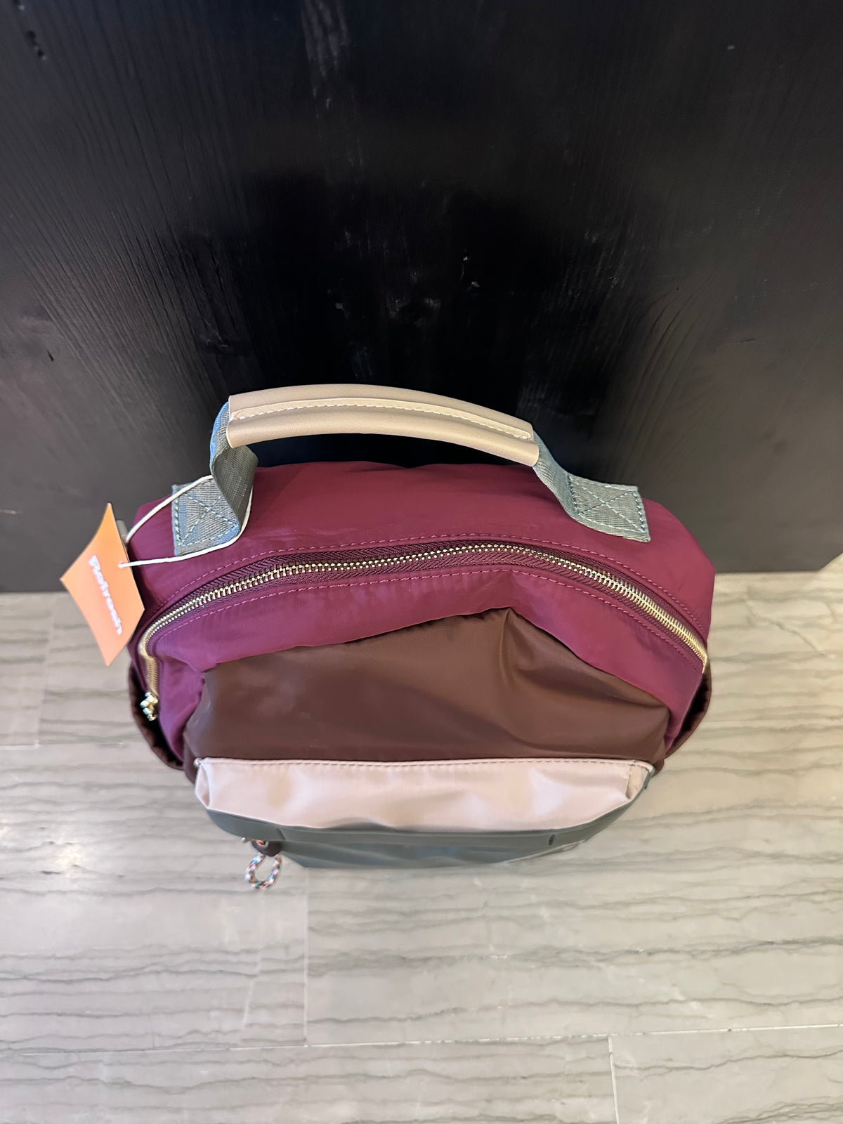 Zainetto Refresh donna – Multicolore marrone Verdone bordeaux e rosa cipria