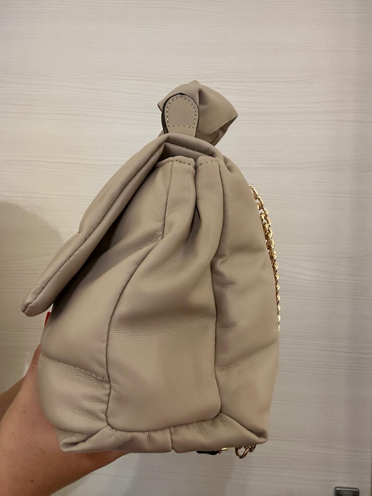 BORSA DONNA XTI MEDIA MORBIDA BEIGE A MANO E TRACOLLA