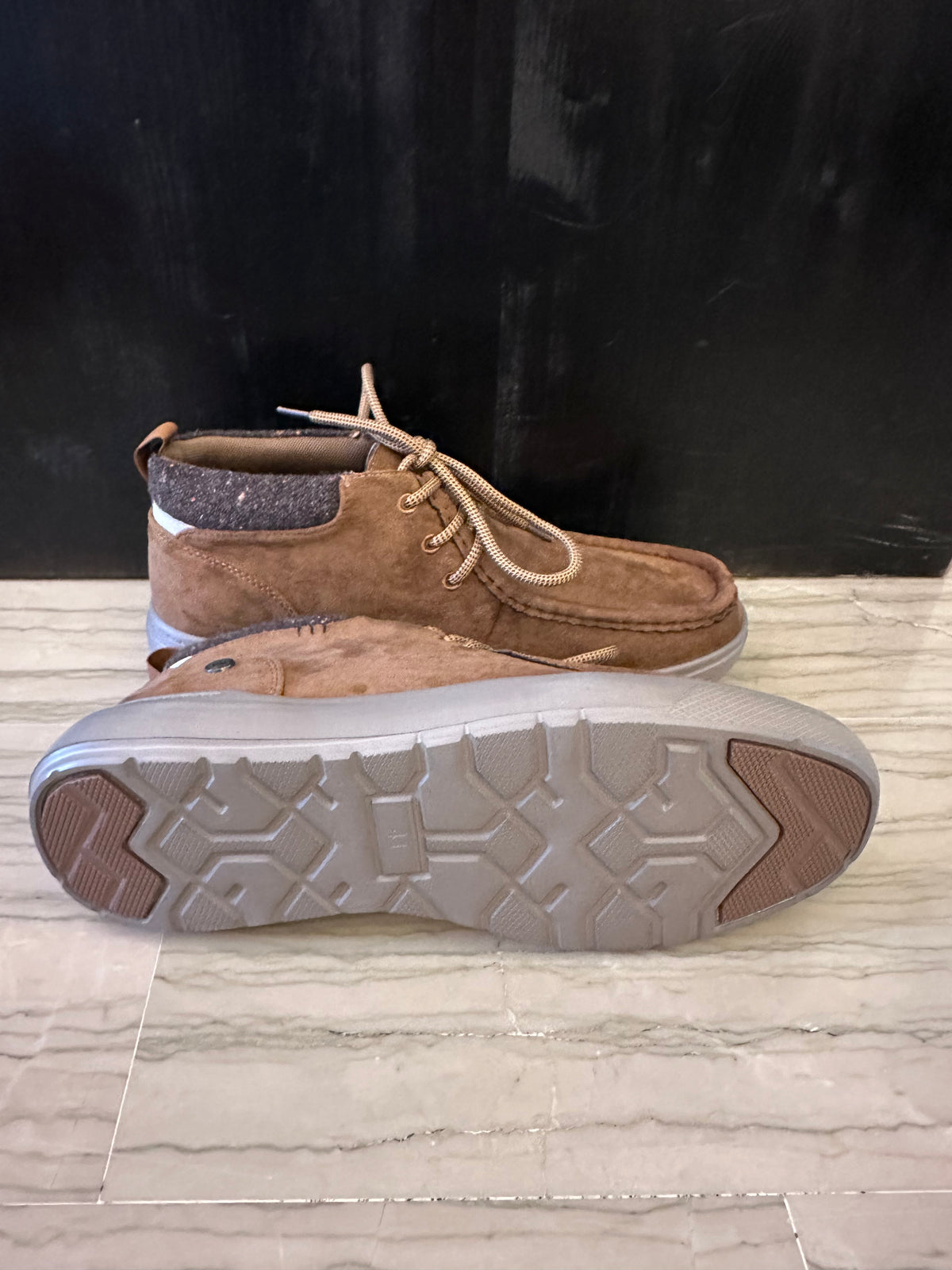 Mocassino uomo derby Refresh stile barca – Camel