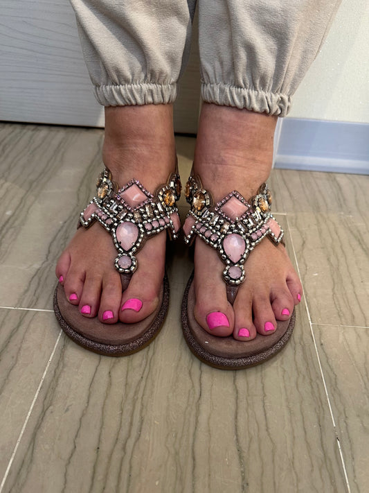 INFRADITO XTI DONNA SANDALO GIOIELLO ROSA