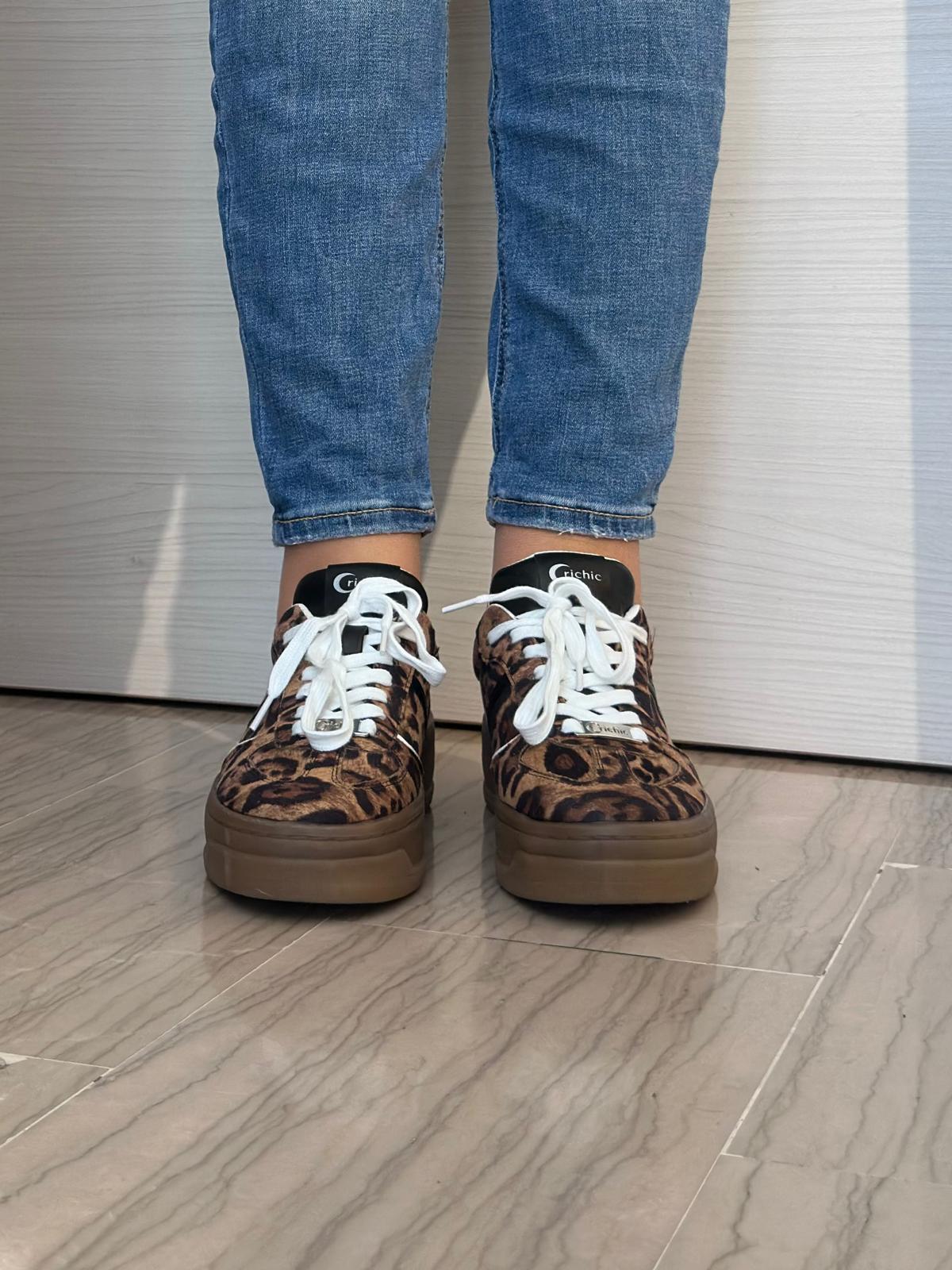 SNEAKER DONNA CRICHIC LEOPARDATA