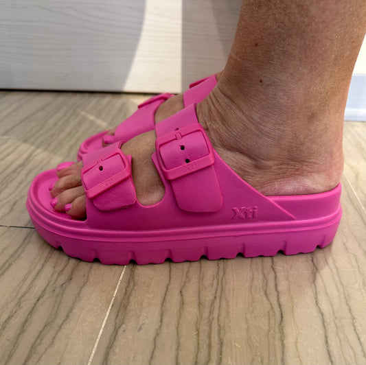 CIABATTA XTI DONNA FUCSIA