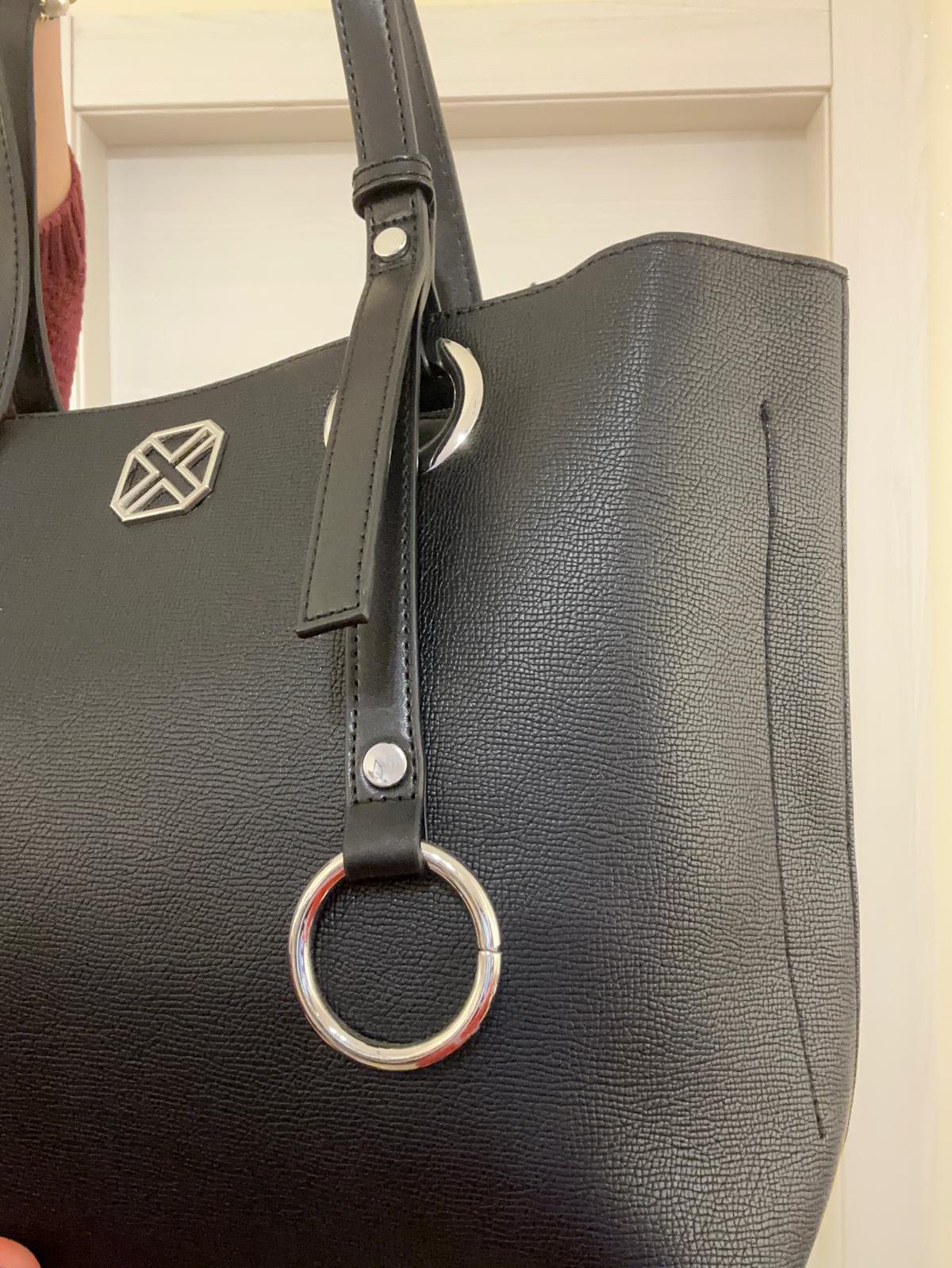 BORSA XTI NERA SHOPPER GRANDE