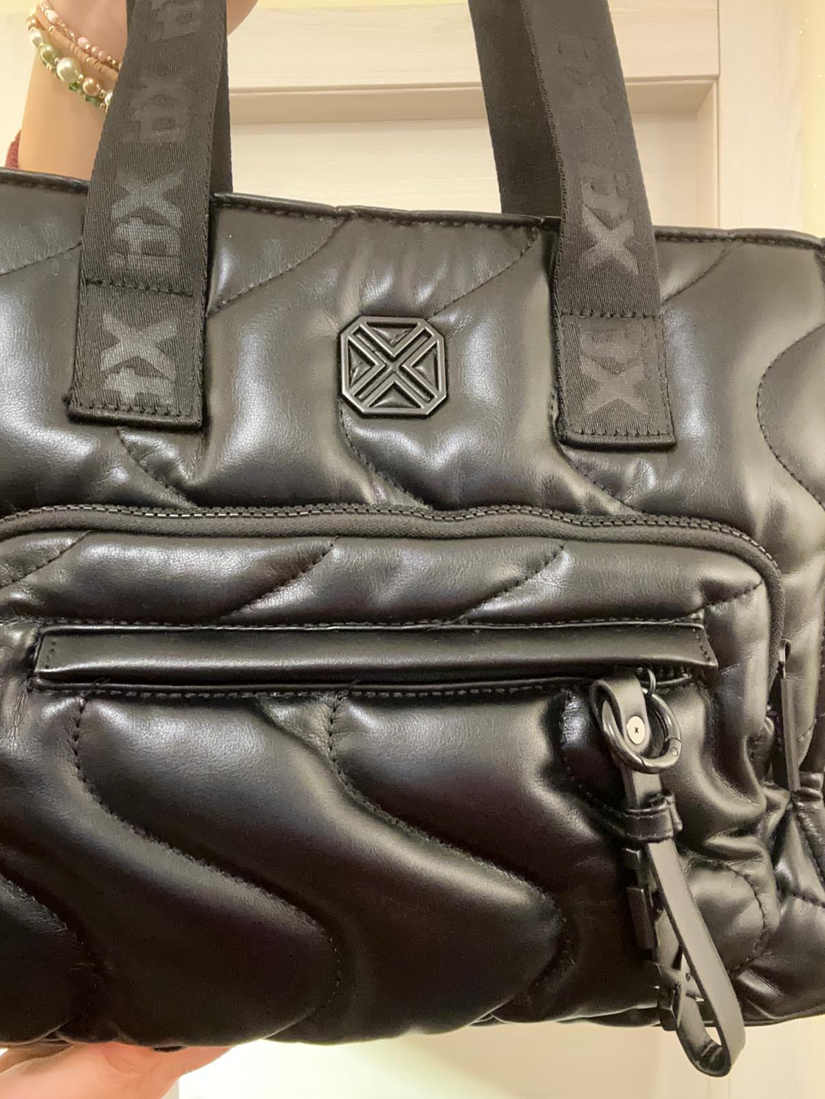 BORSA XTI NERA AMPIA TRAPUNTATA