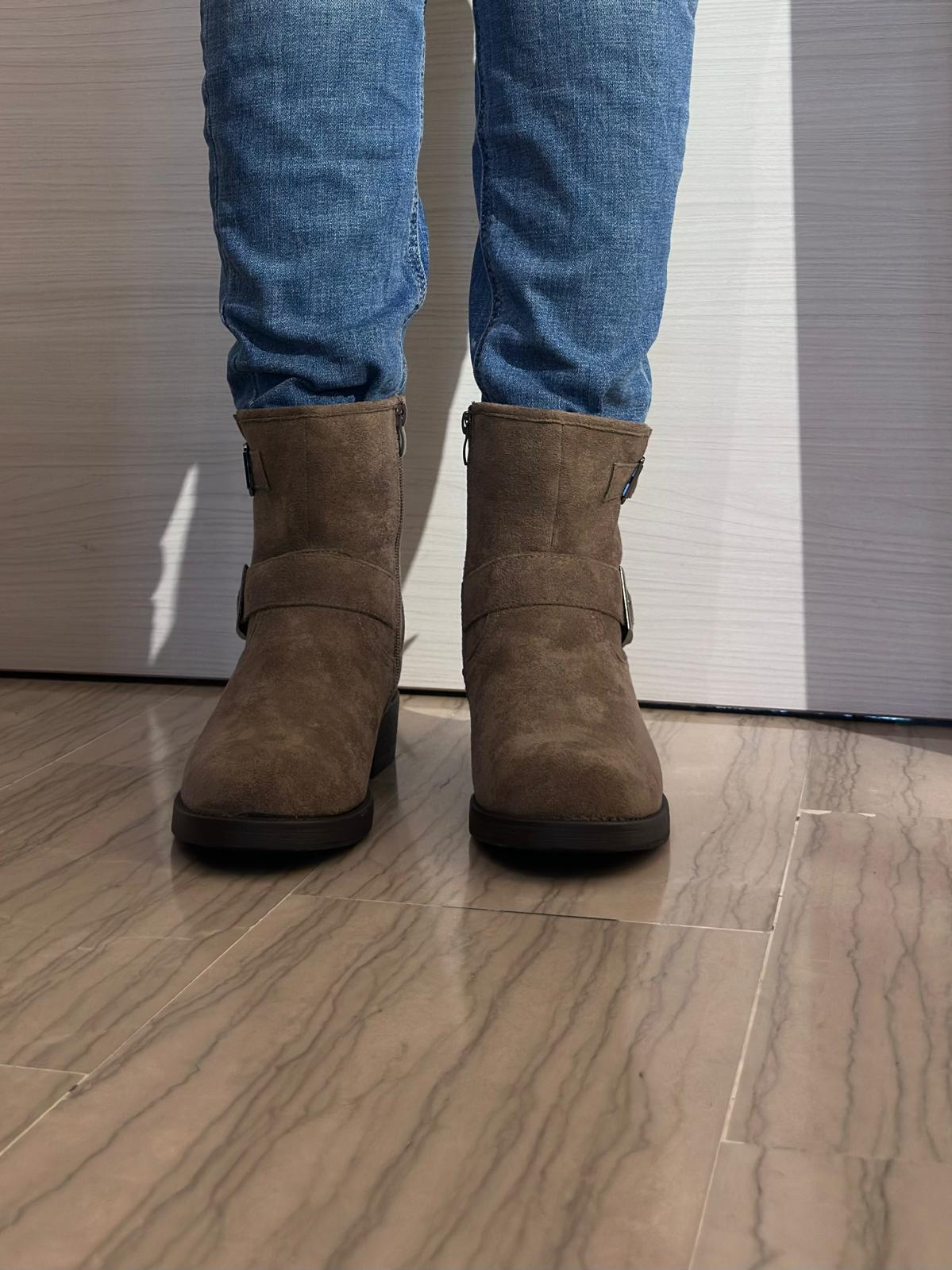 STIVALETTO DONNA SOFT SPACE TAUPE SCAMOSCIATO