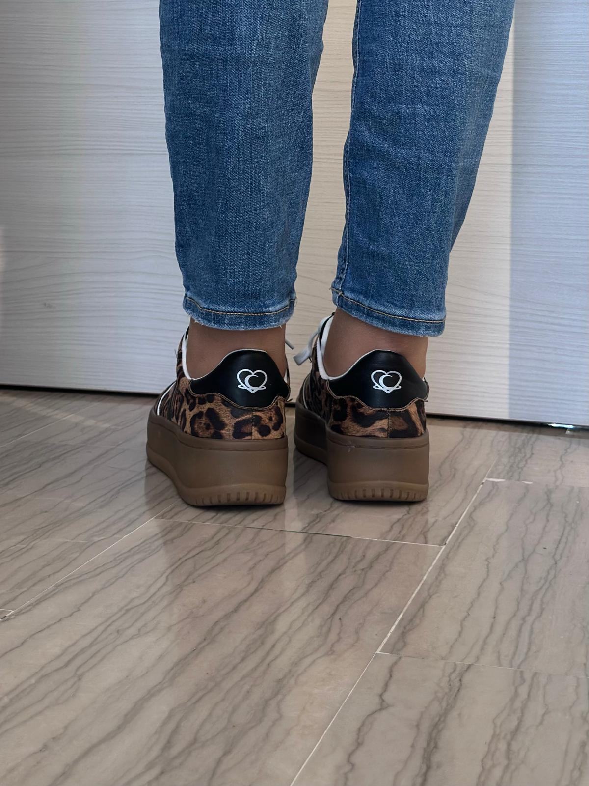 SNEAKER DONNA CRICHIC LEOPARDATA