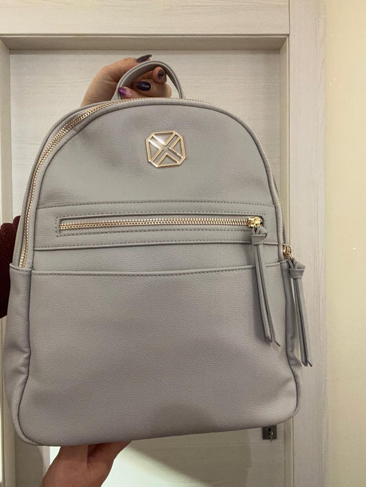 ZAINO XTI GRIGIO CON DETTAGLI ORO