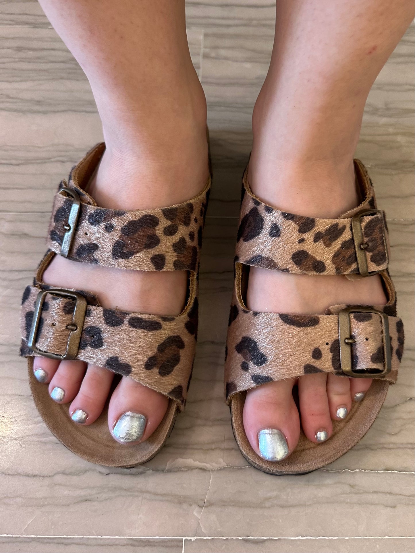 Ciabatta Donna BIOLINE Made in Italy in Pelle – Mayumbe Sabbia