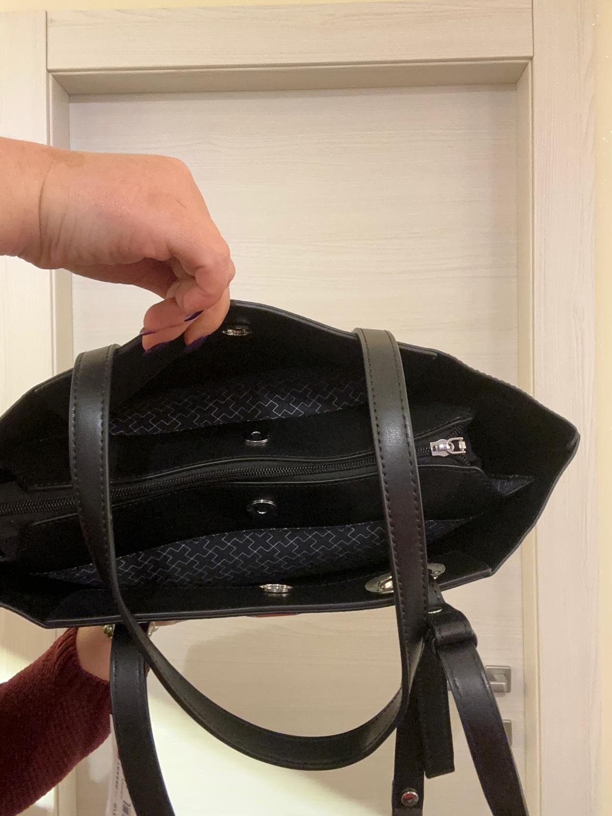 BORSA XTI NERA SHOPPER GRANDE