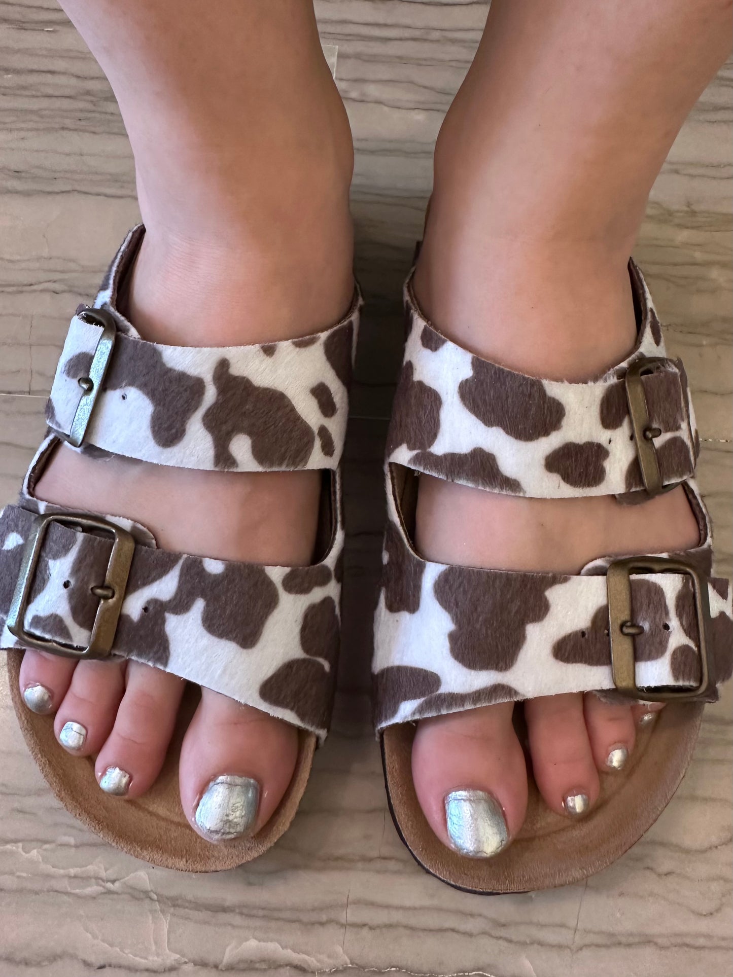 Ciabatta Donna BIOLINE Made in Italy in Pelle – Mucchina Biscotto