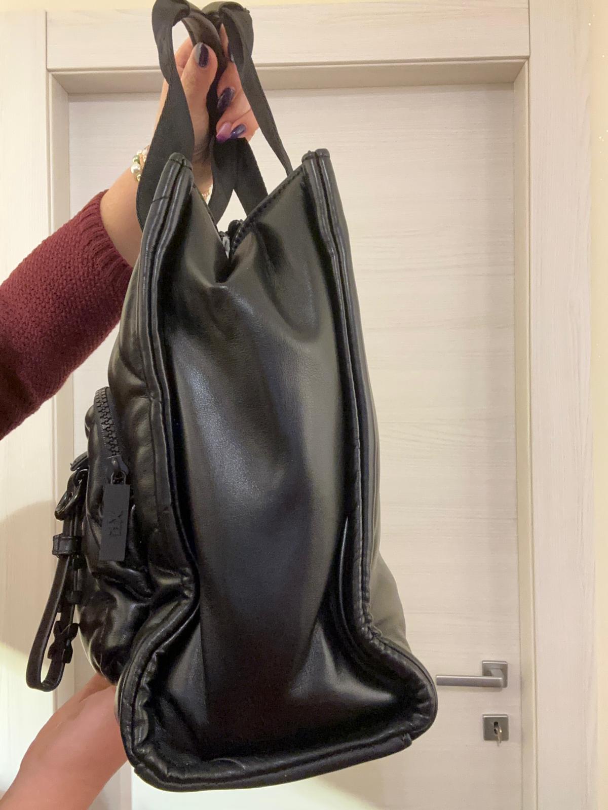 BORSA XTI NERA AMPIA TRAPUNTATA