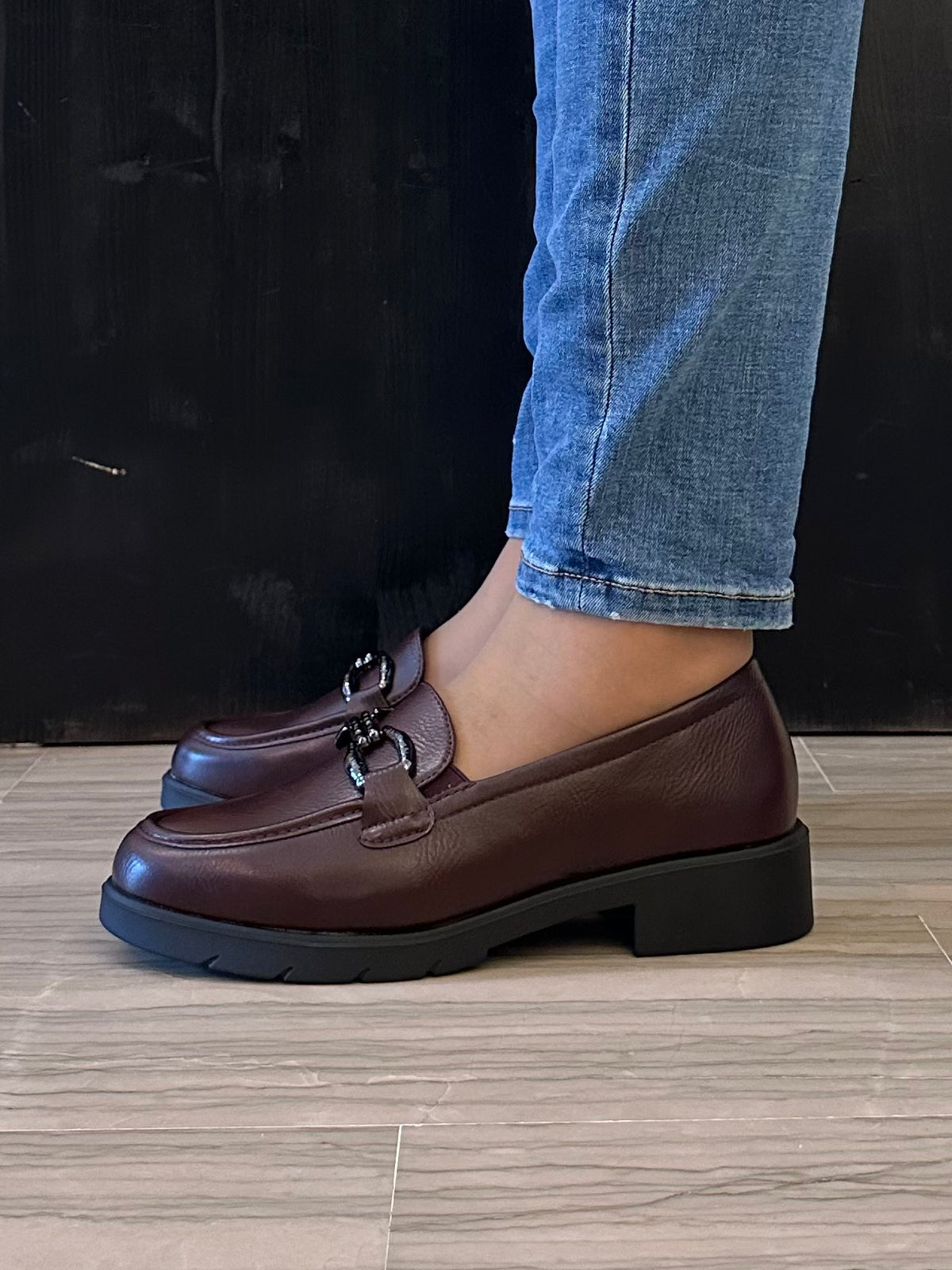 Mocassino donna Soft Space – Bordeaux