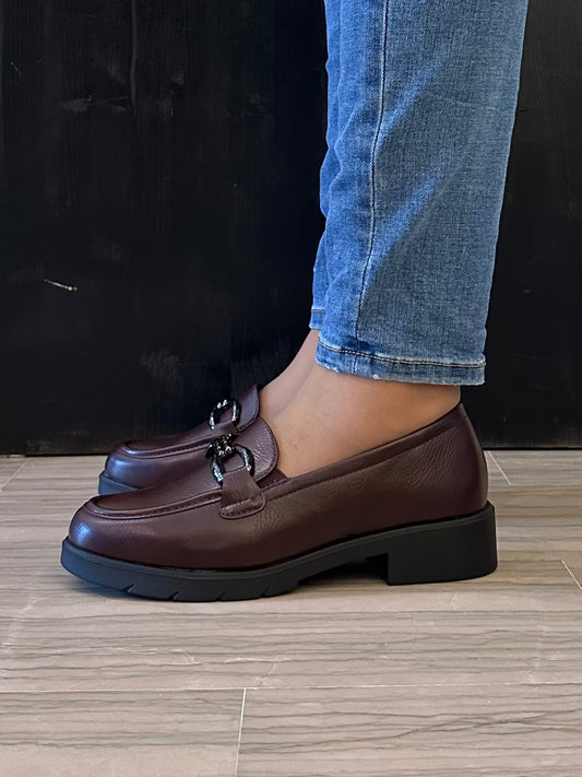 Mocassino donna Soft Space – Bordeaux