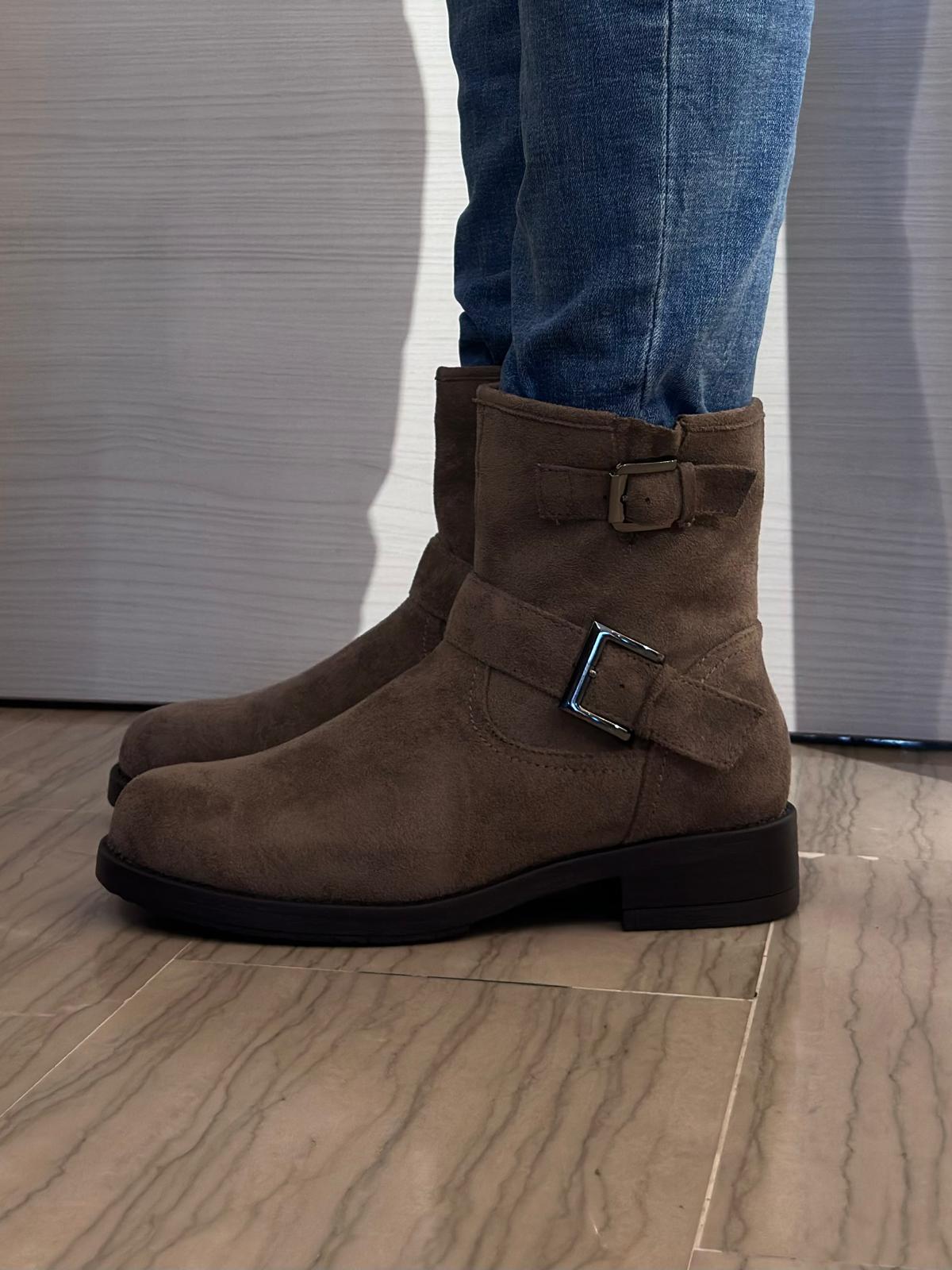 STIVALETTO DONNA SOFT SPACE TAUPE SCAMOSCIATO