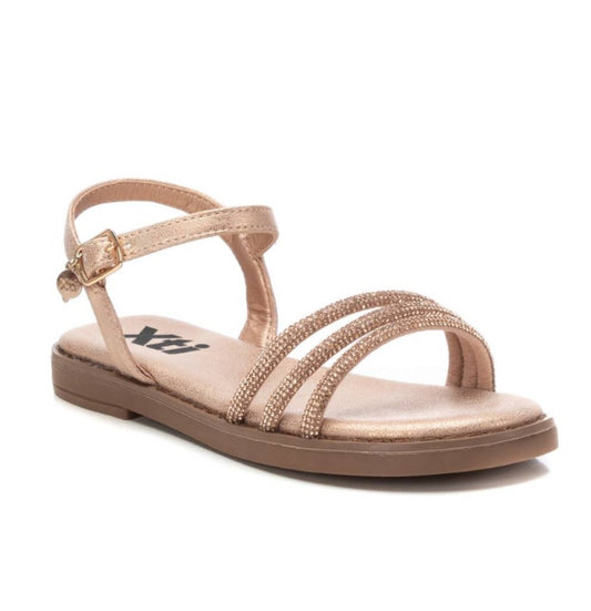SANDALO XTI BIMBA ORO ROSA CON STRASS