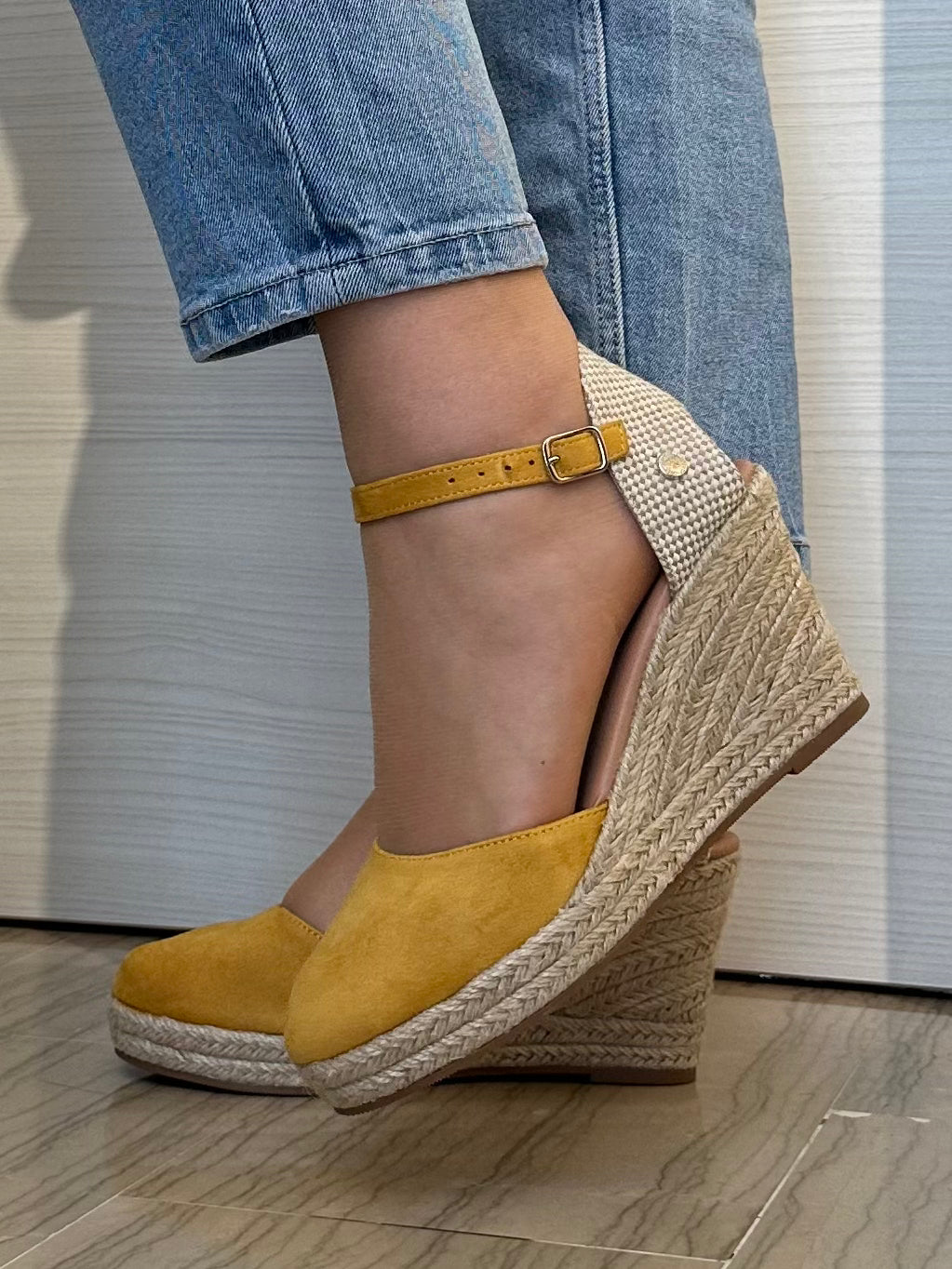 ESPADRILLAS XTI SANDALO SENAPE