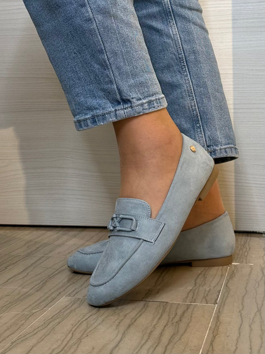 MOCASSINO XTI DONNA JEANS CAMOSCIO SINTETICO