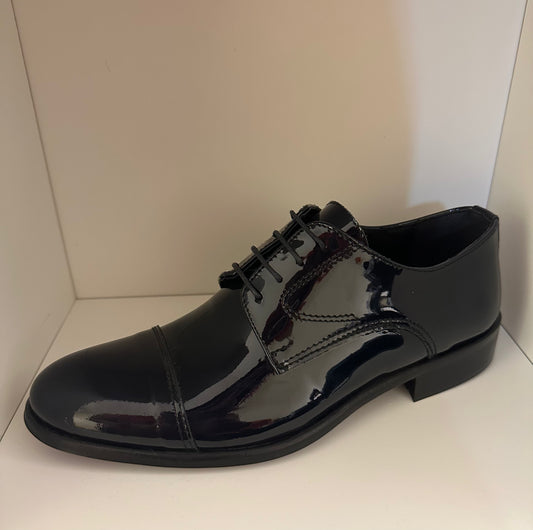 SCARPA CLASSICA LUCIDA BLU UOMO “SCARPERIA ITALIANA MADE IN ITALY”