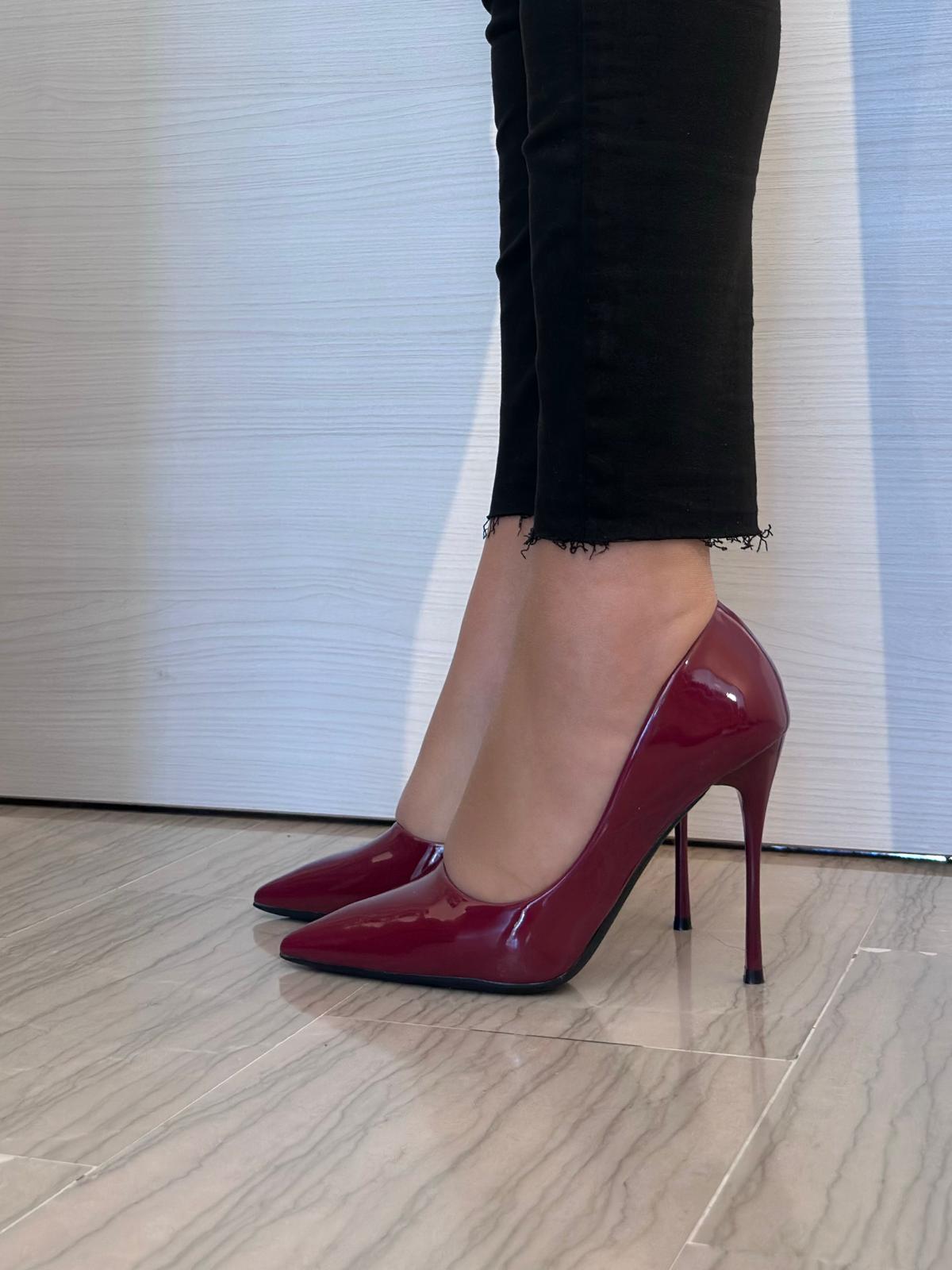 DÉCOLLETÉ DONNA LUCIDA BORDEAUX TOOLIKE