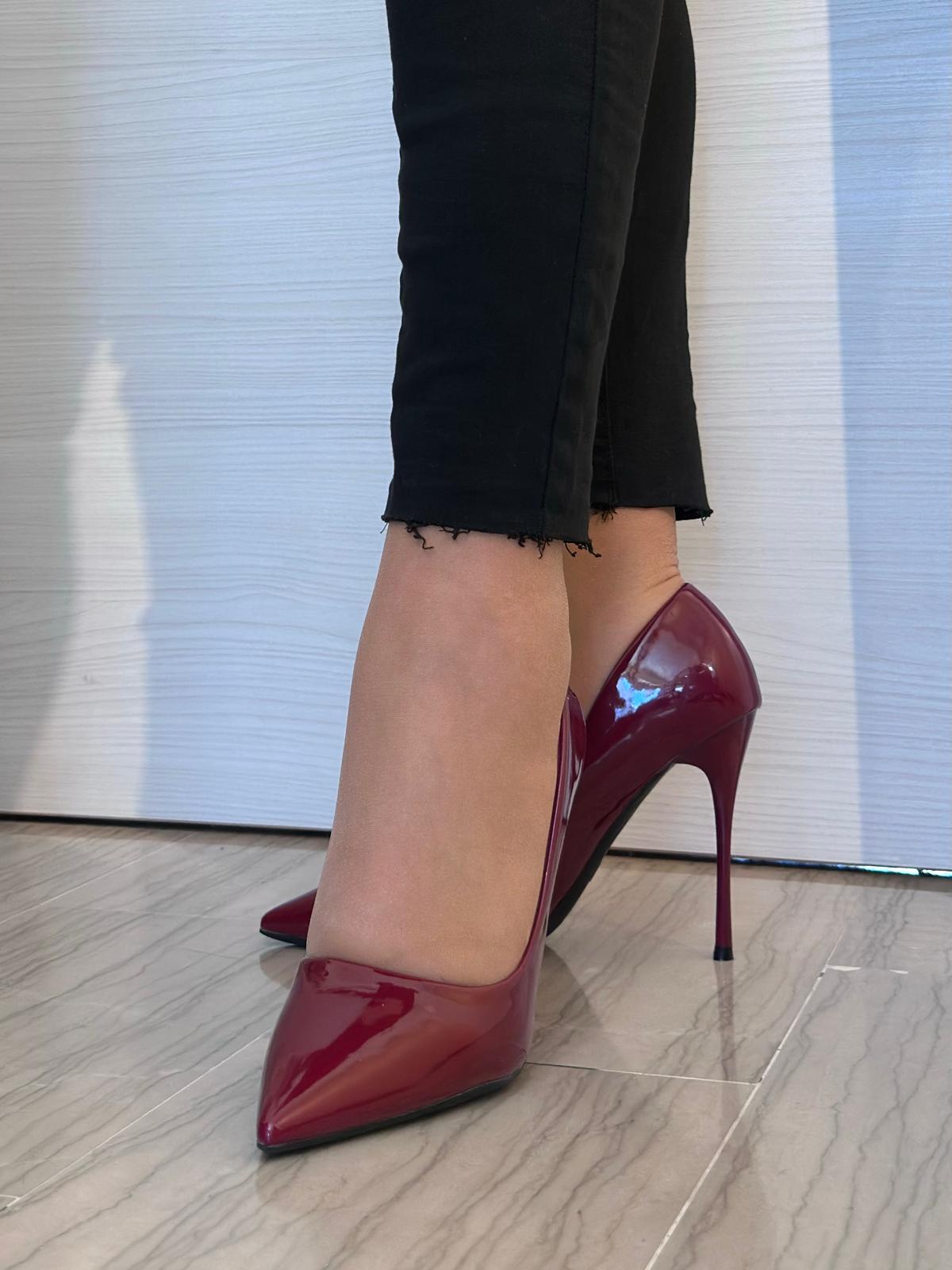 DÉCOLLETÉ DONNA LUCIDA BORDEAUX TOOLIKE