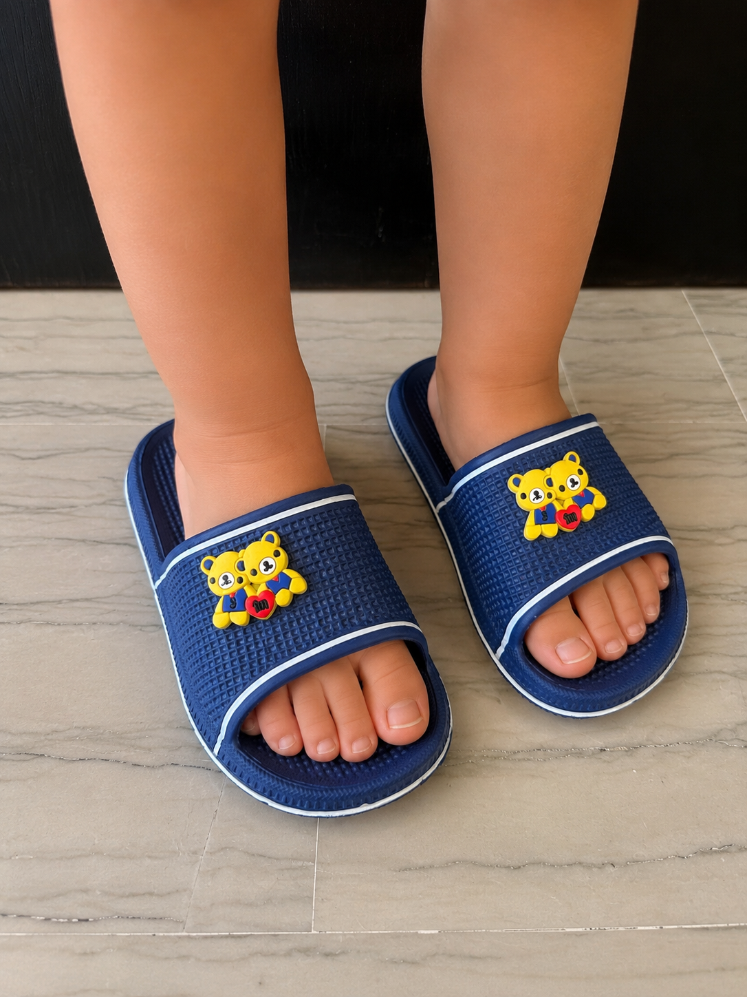 Ciabatta Bambino Deade Blu con Orsetto – Leggera e Comoda